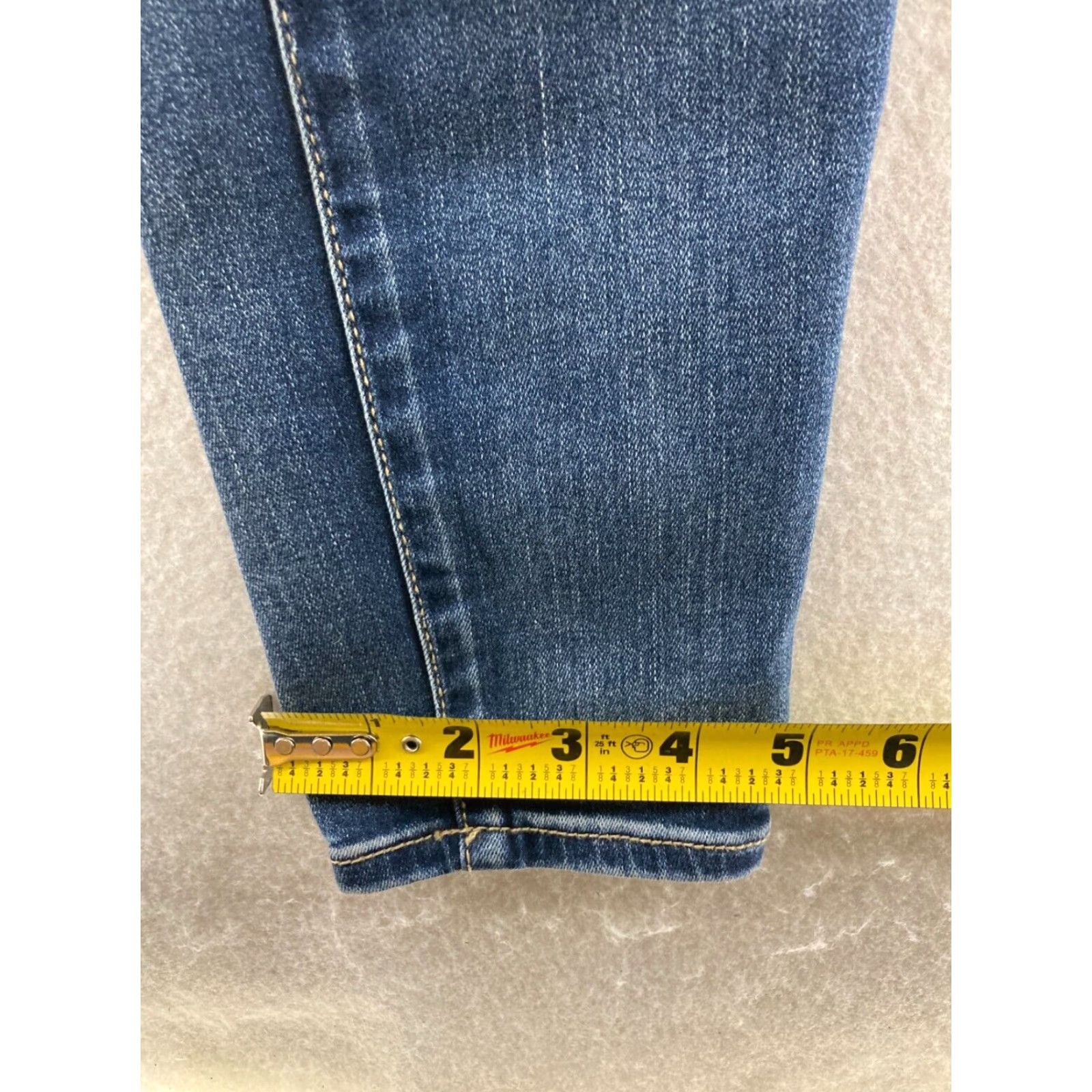 Vintage VINTAGE Distressed overalls womens 26x28 Distressed Size 26" / US 2 / IT 38 - 6 Thumbnail