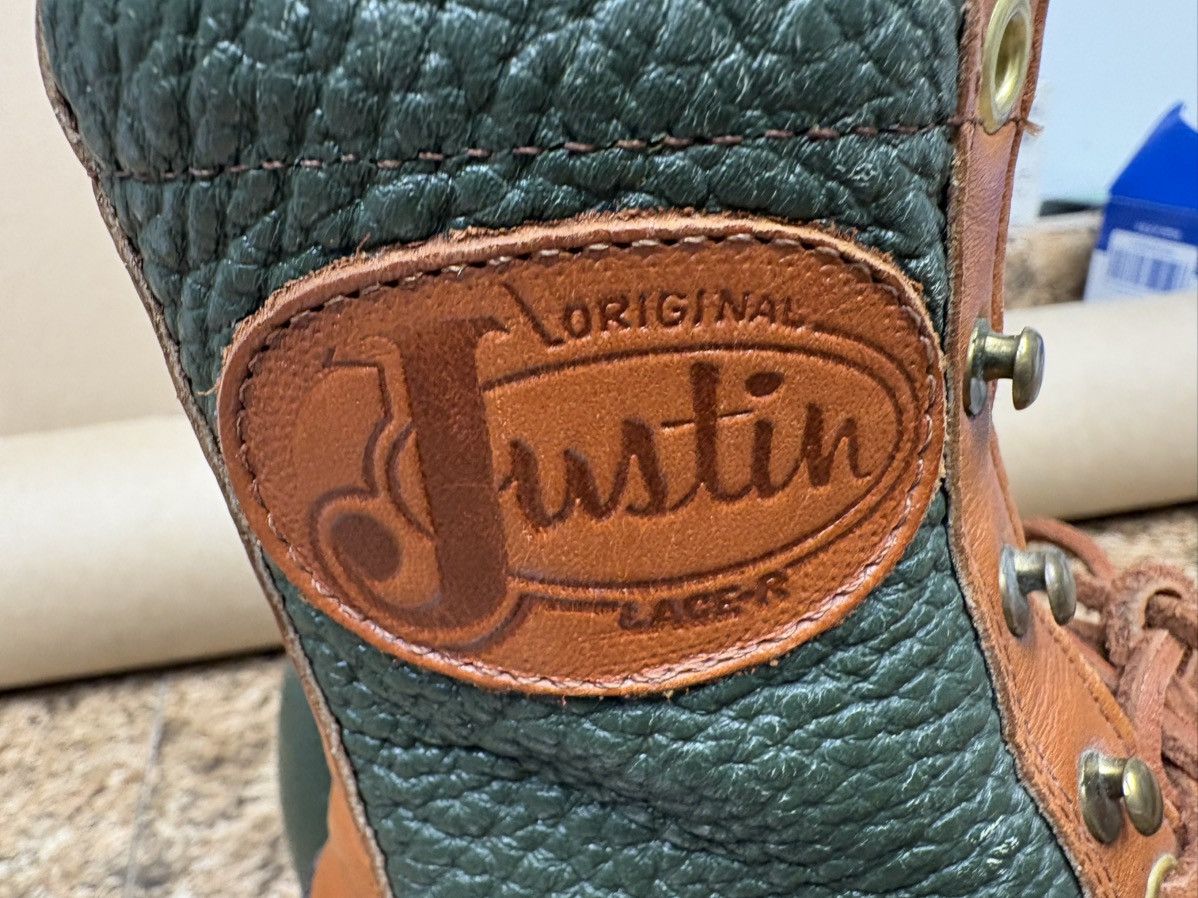 Justin Boots Vintage Justin USA Leather Lace Up Boots Kiltie Fringe 6B Size US 6 / IT 36 - 6 Thumbnail