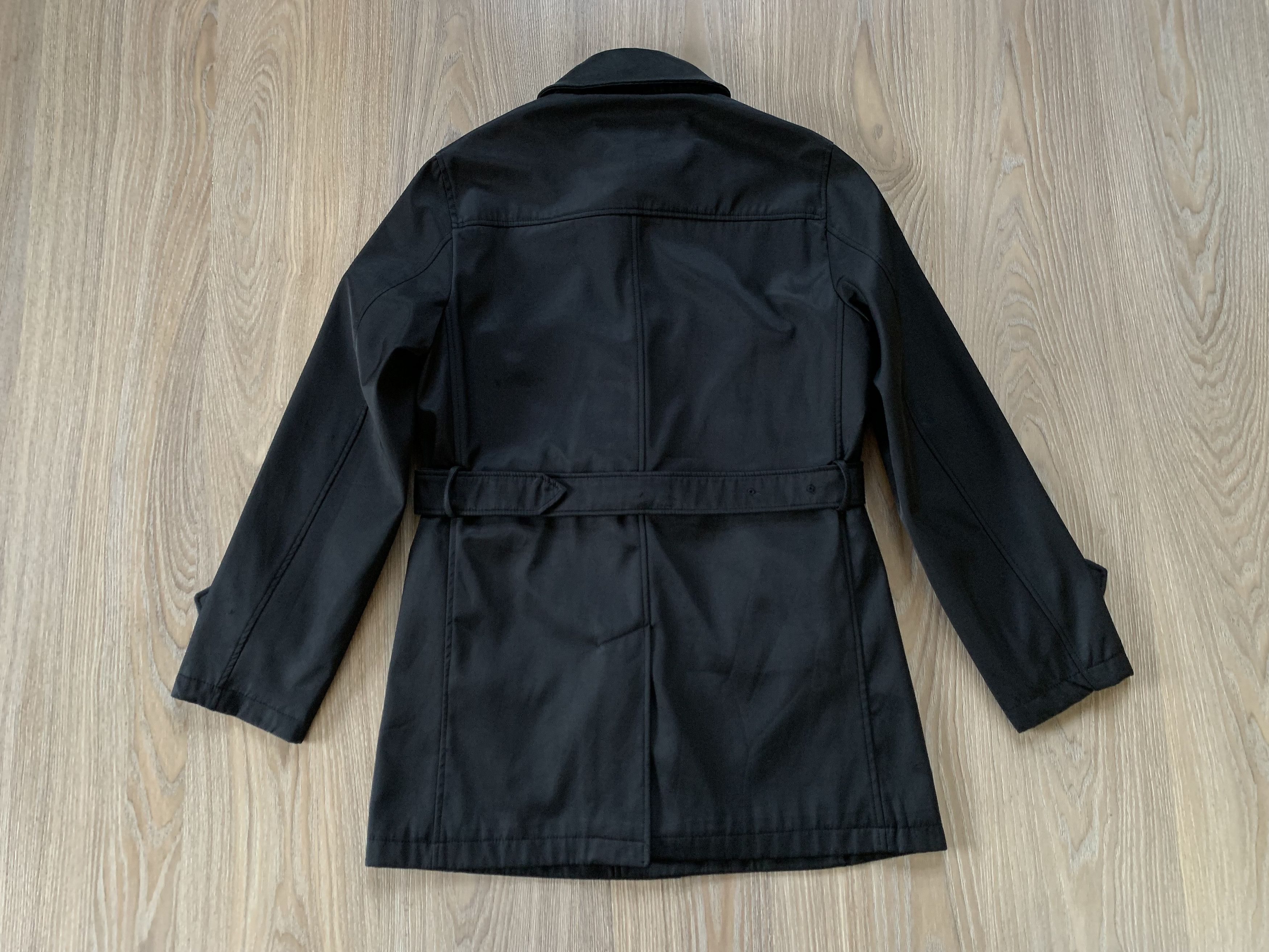 Denis Simachev × Vintage Denis Simachev Black Trench Jacket Size US L / EU 52-54 / 3 - 3 Thumbnail