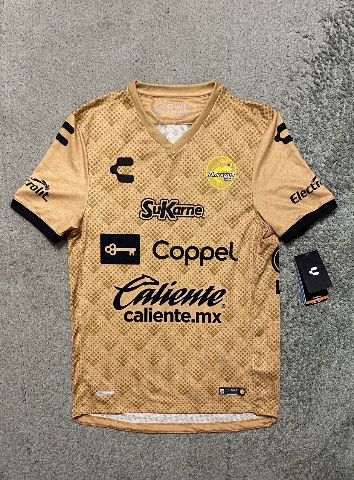 Other NWT🔥 Dorados de Sinaloa 2020/2021 Away Mexico blockcore Rare Size US S / EU 44-46 / 1 - 1 Thumbnail