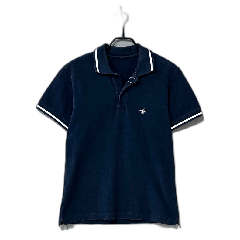 Dior Dior Embroidered Polo Shirt with Bee Design-2505 Size M / US 6-8 / IT 42-44 - 1 Thumbnail
