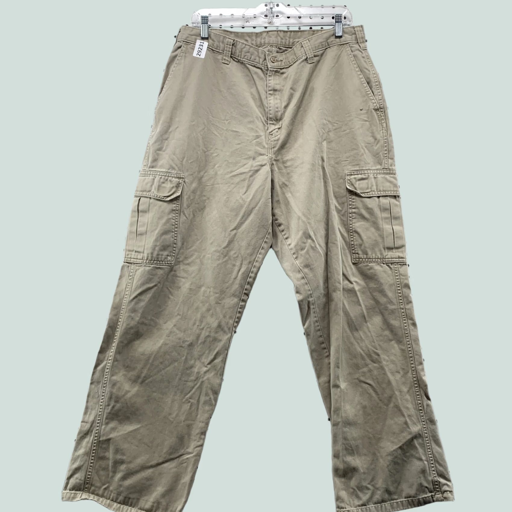 Dickies Vintage Dixie’s Pants Cargo Relaxed Beige Skateboard Size Fits 35x30 Mens Size US 35 - 1 Thumbnail