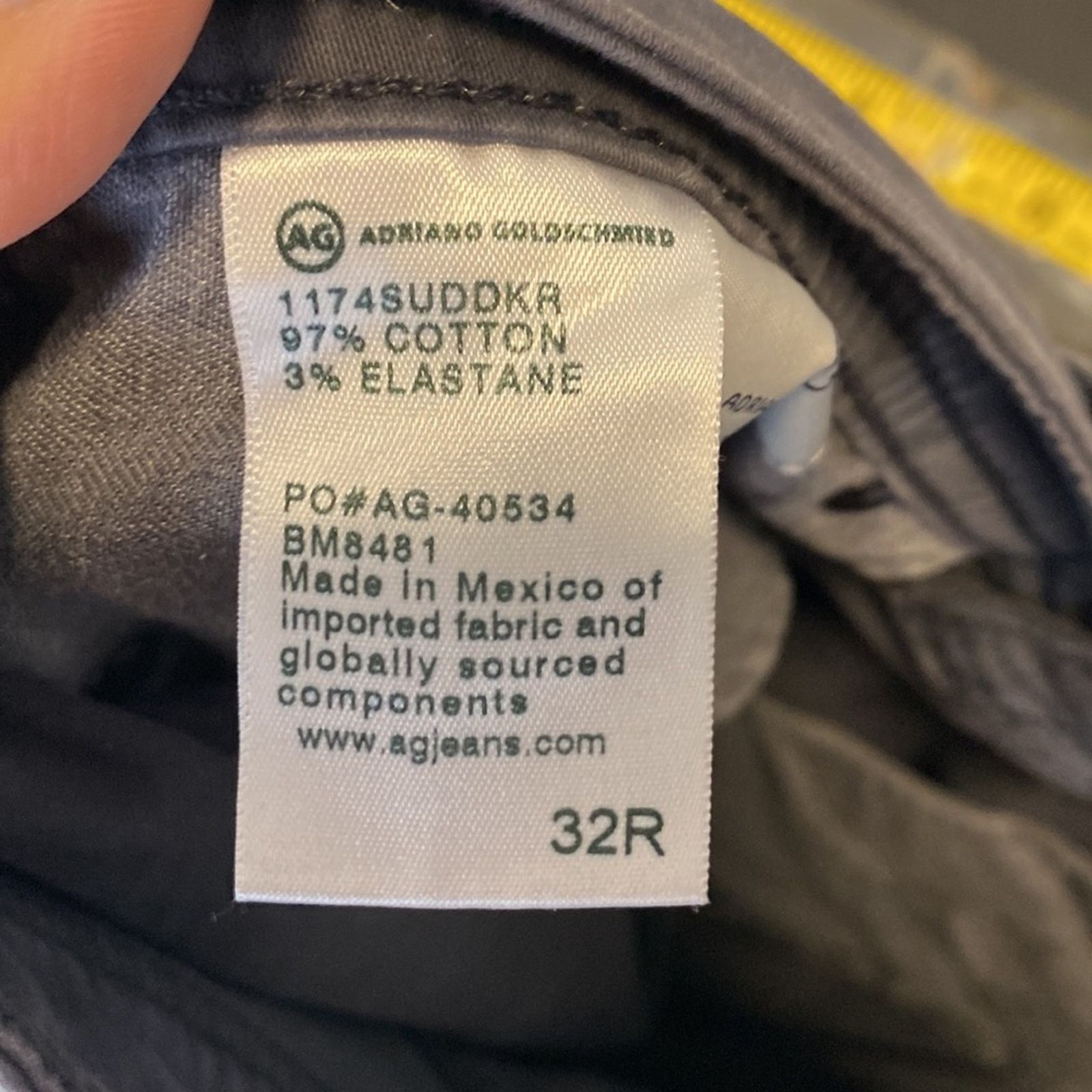 AG Adriano Goldschmied Ag Adriano Goldschmied the graduate tailored leg jean sz 32 Size US 32 / EU 48 - 7 Thumbnail