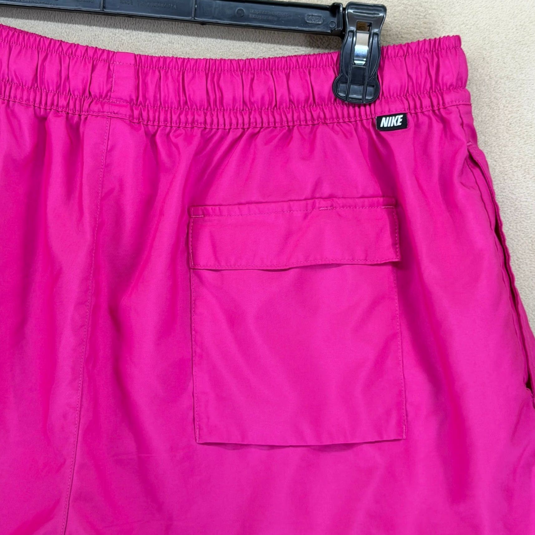 Nike Nike Pink Athletic Shorts Drawstring Waist Pocket Logo DM6829 621 XL Size 40" / US 18 - 7 Thumbnail