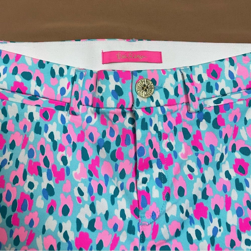 Lilly Pulitzer NWT New $128 Lilly Pulitzer Divia Multi Hottie Dottie Stret Size 24" / US 00 / IT 34 - 4 Thumbnail