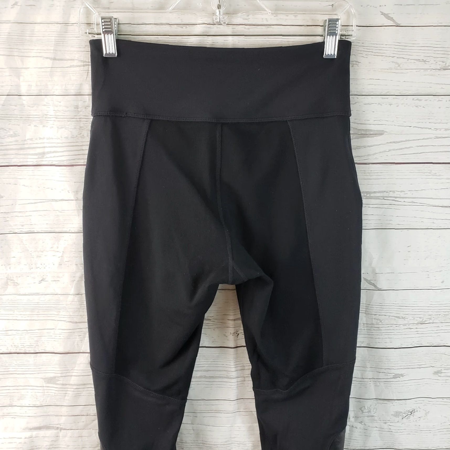 Athleta Athleta Womens Ponte Luxe Leggings Sz Small Black Faux Leather Zip Pockets Size 28" / US 6 / IT 42 - 5 Thumbnail