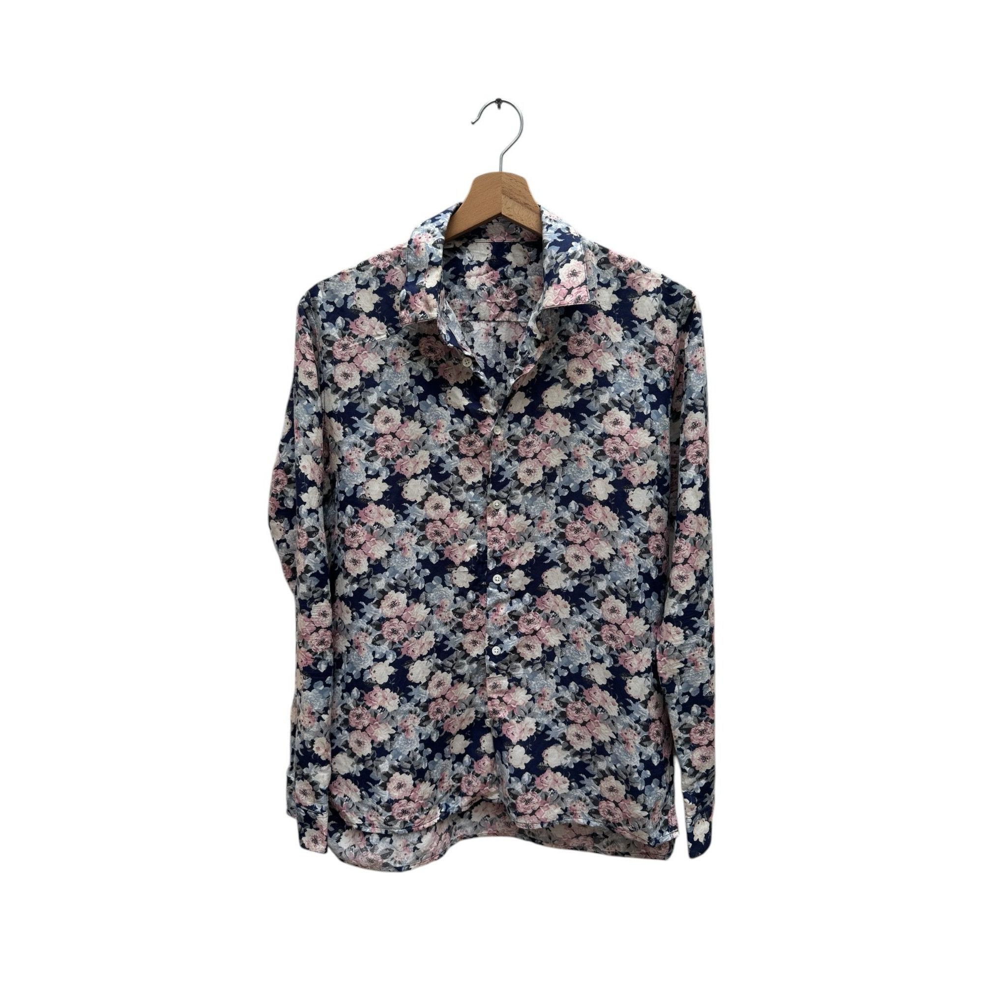 Sandro Silk Blend Floral Shirt Size US XS / EU 42 / 0 - 1 Thumbnail
