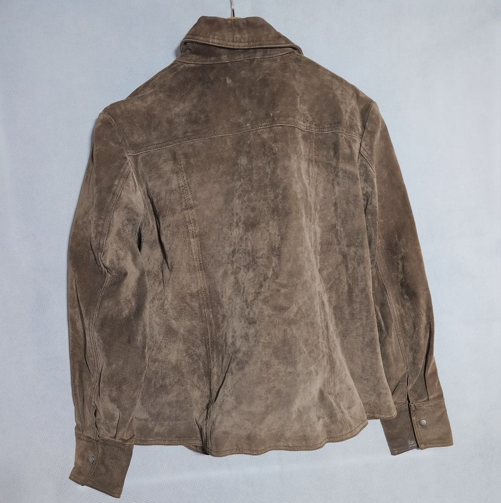 Designer Women's Pigskin Leather Jacket - Brown sz XL Christopher an Size XL / US 12-14 / IT 48-50 - 5 Thumbnail
