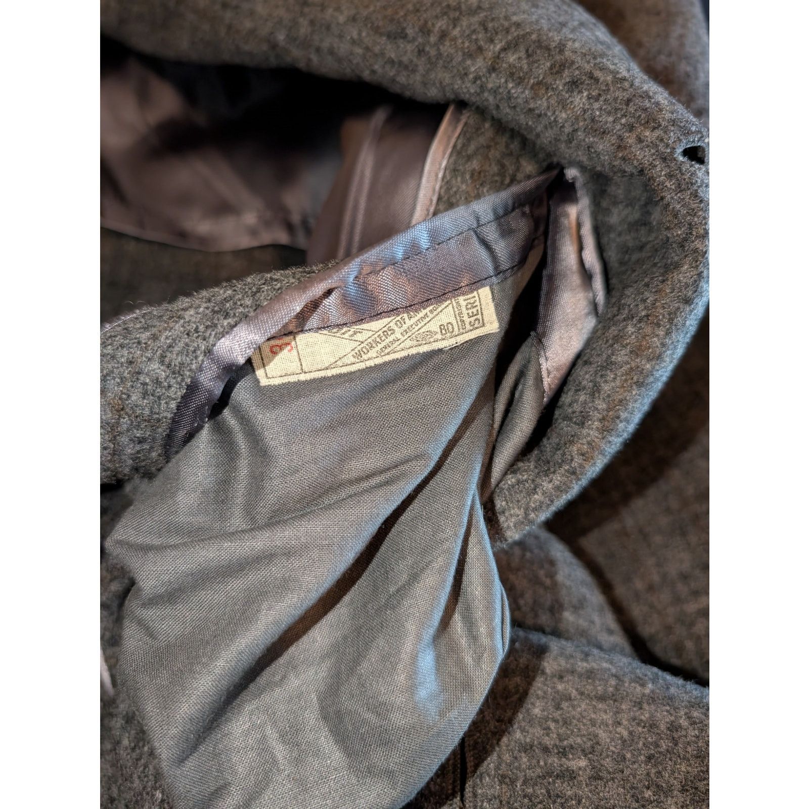 London Fog Vintage Thorobred Wool Overcoat Grodins Skinner Satin 48 Size US L / EU 52-54 / 3 - 2 Thumbnail