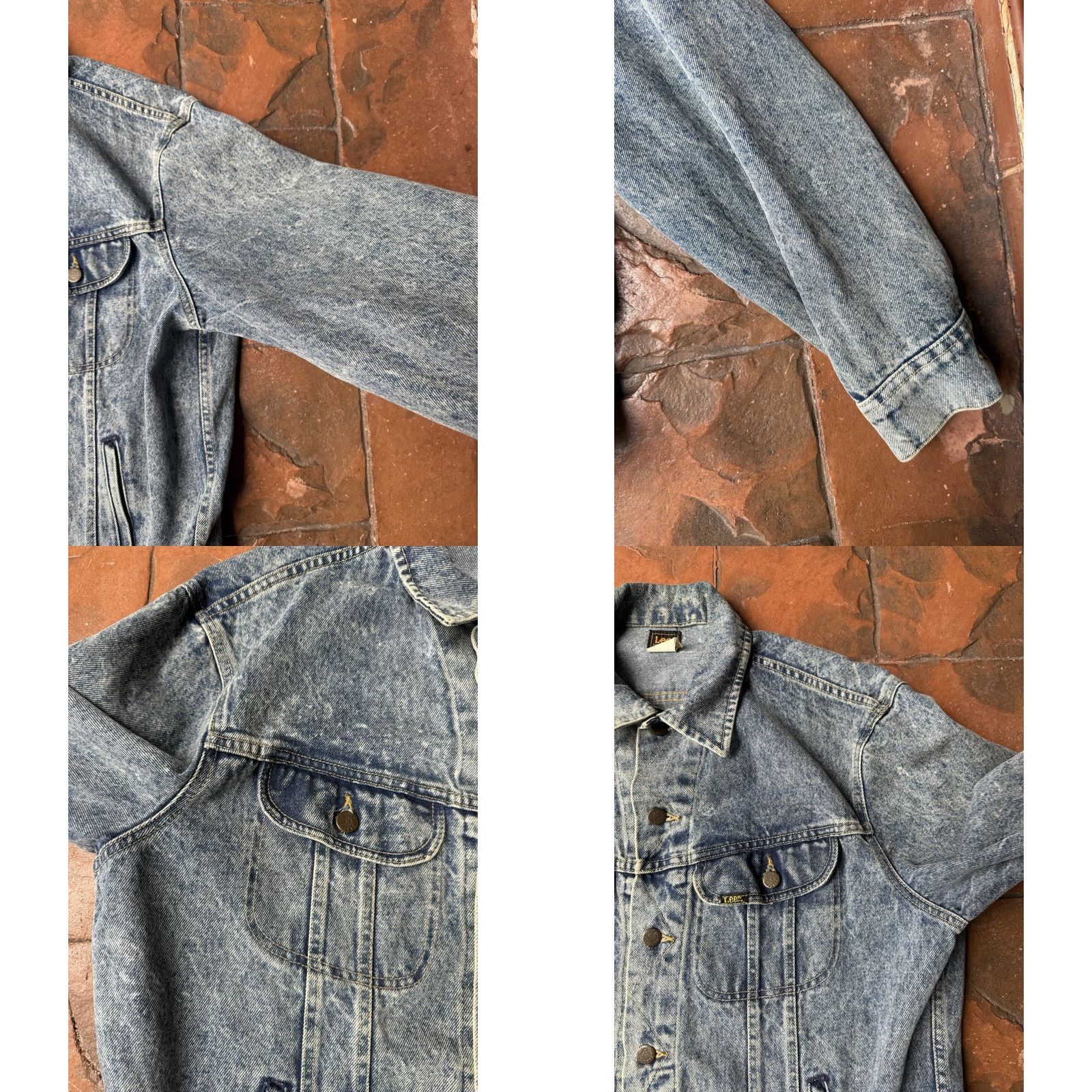 Lee VINTAGE Lee Riders Denim Jean Trucker Jacket Large USA Made Size US 33 - 9 Thumbnail