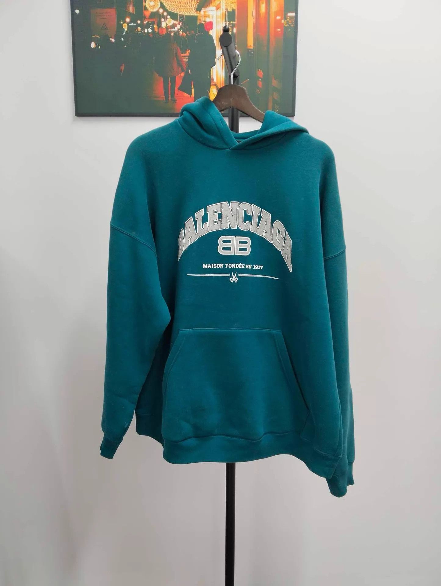 Balenciaga Balenciaga Fleece Lined Runway Hoodie L 95 New Size US S / EU 44-46 / 1 - 1 Thumbnail