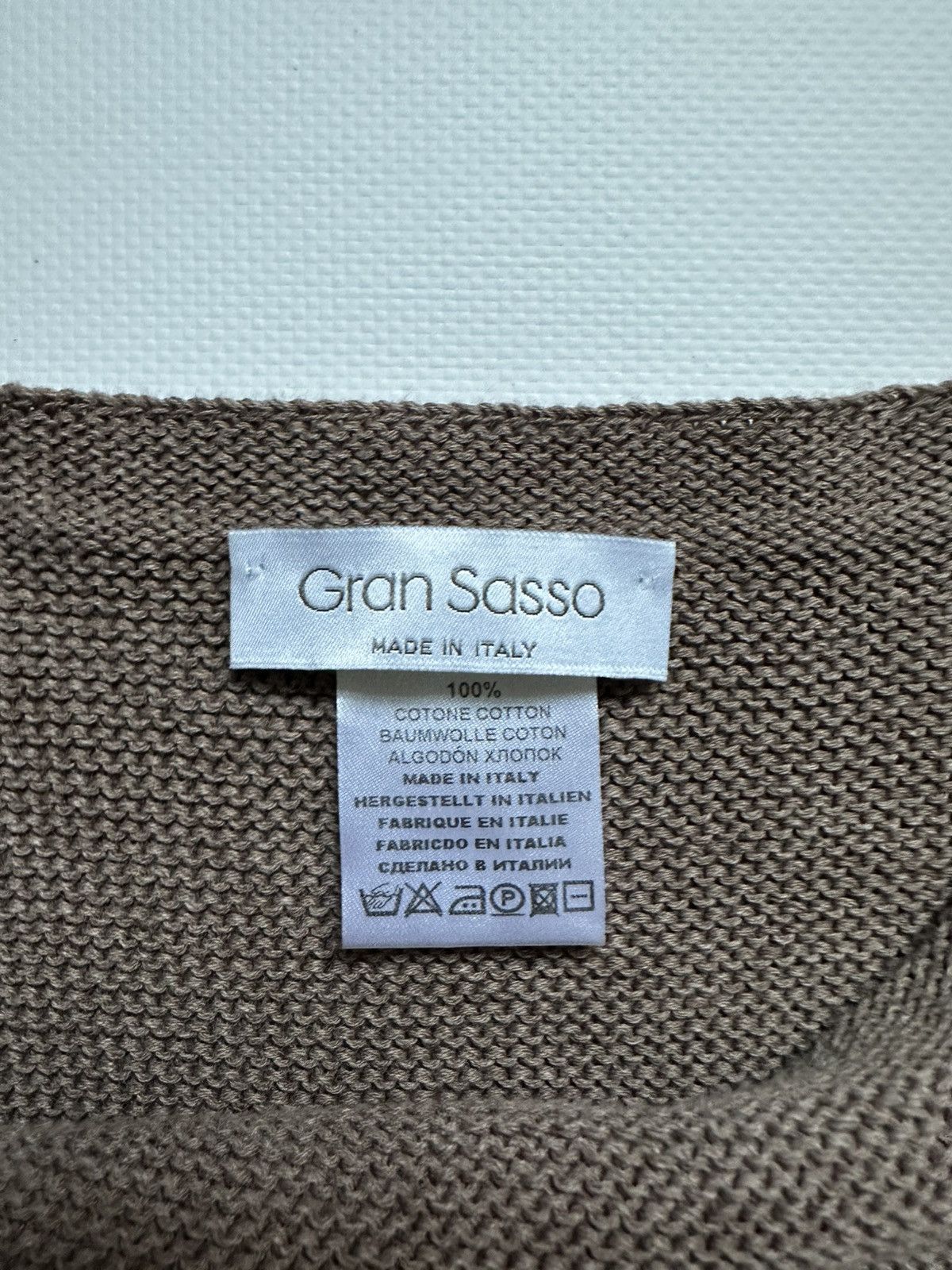 Gran Sasso Gran Sasso women cotton knitted sweater Size M / US 6-8 / IT 42-44 - 8 Thumbnail