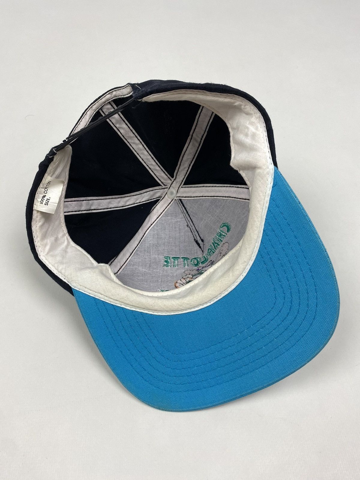 NBA 1990s Vintage Charlotte Hornets Cap Hat Size ONE SIZE - 5 Thumbnail