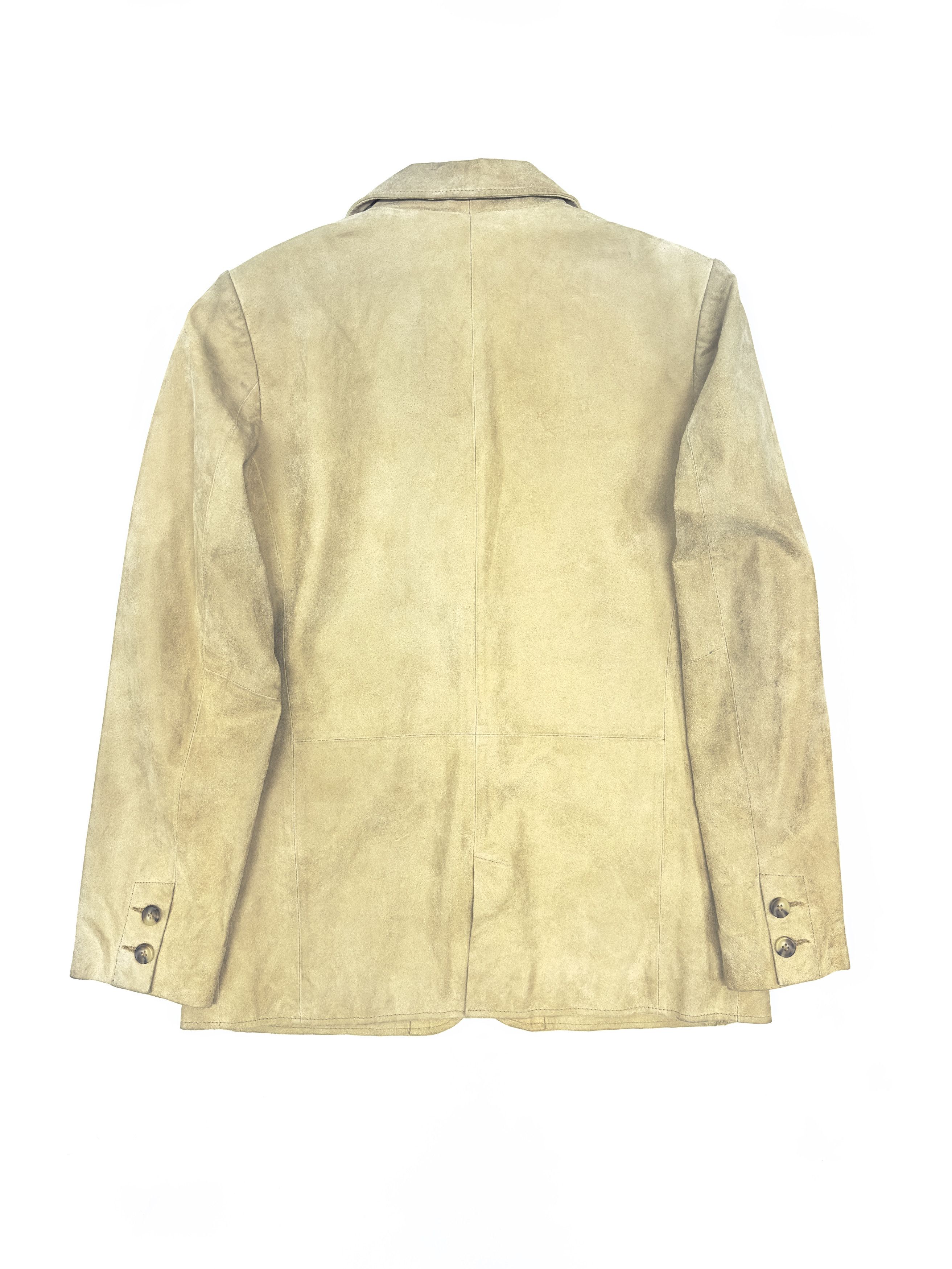 Vintage Garcia Vintage Leather Suede Blazer Jacket 1990s Size 48R - 3 Thumbnail