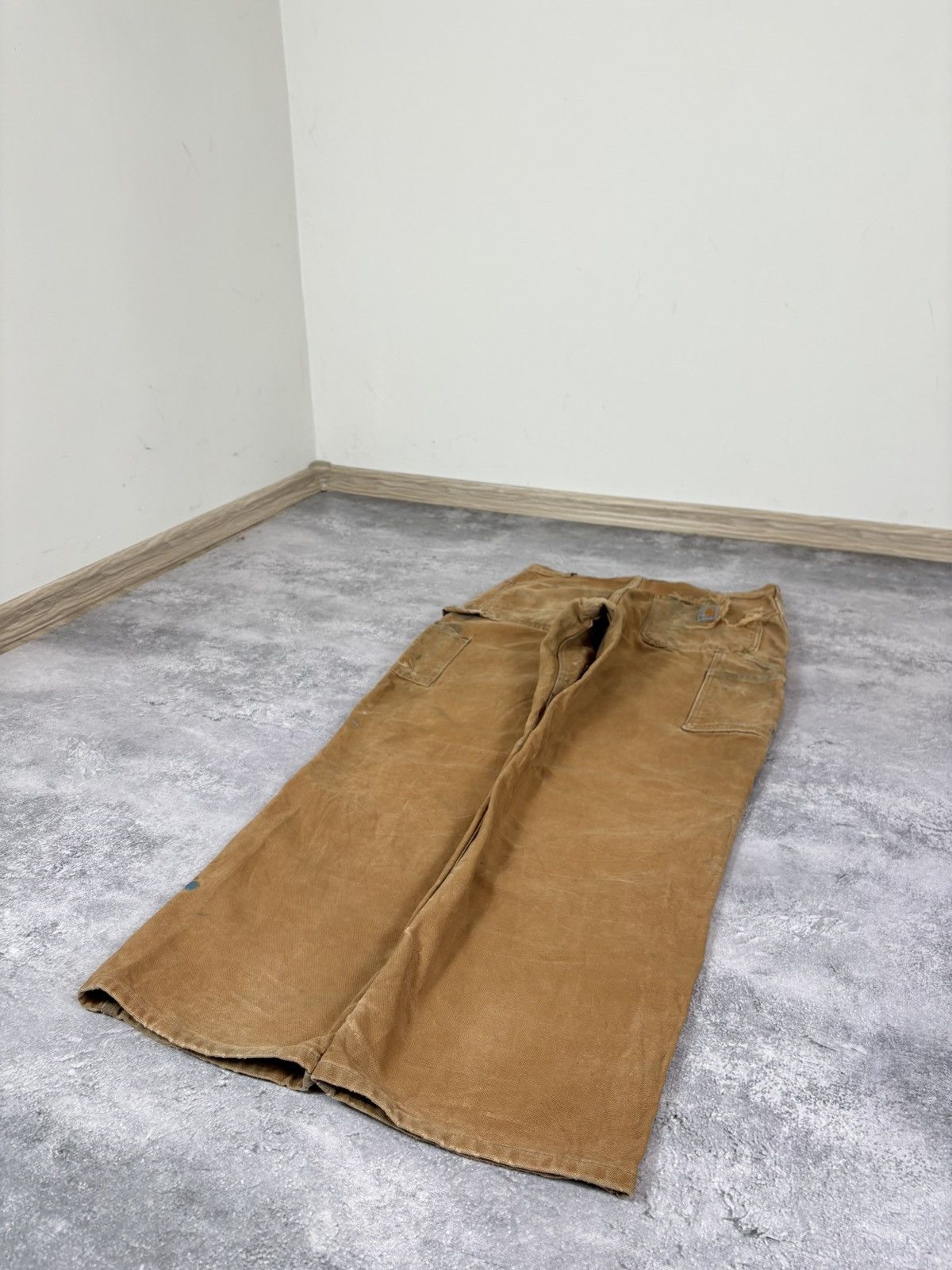 Carhartt Vintage Carhartt Double Knee Pants Jeans Loose Fit B01 BRN Size US 34 / EU 50 - 15 Thumbnail