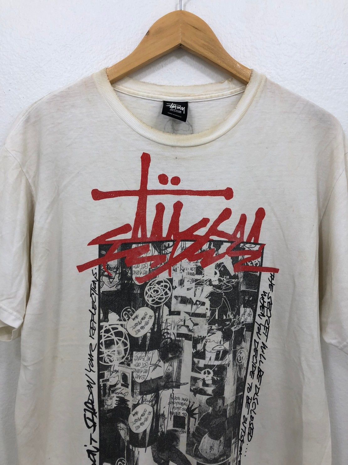 Futura × Stussy × Vintage Stüssy shirt Futura Stussy | Grailed