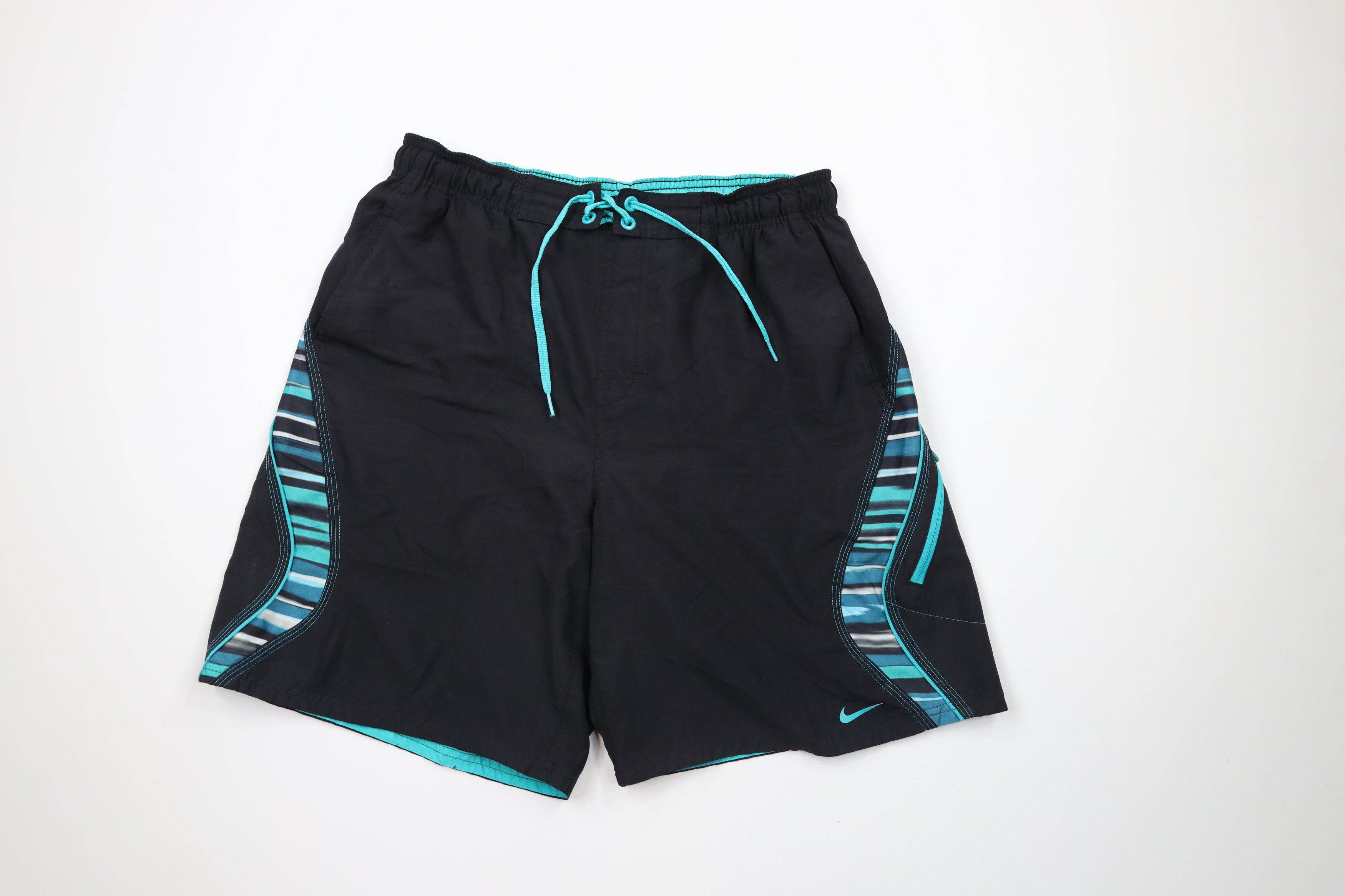 Nike × Vintage Vintage Nike Mini Swoosh Lined Above Knee Shorts Trunks Size US 34 / EU 50 - 1 Thumbnail