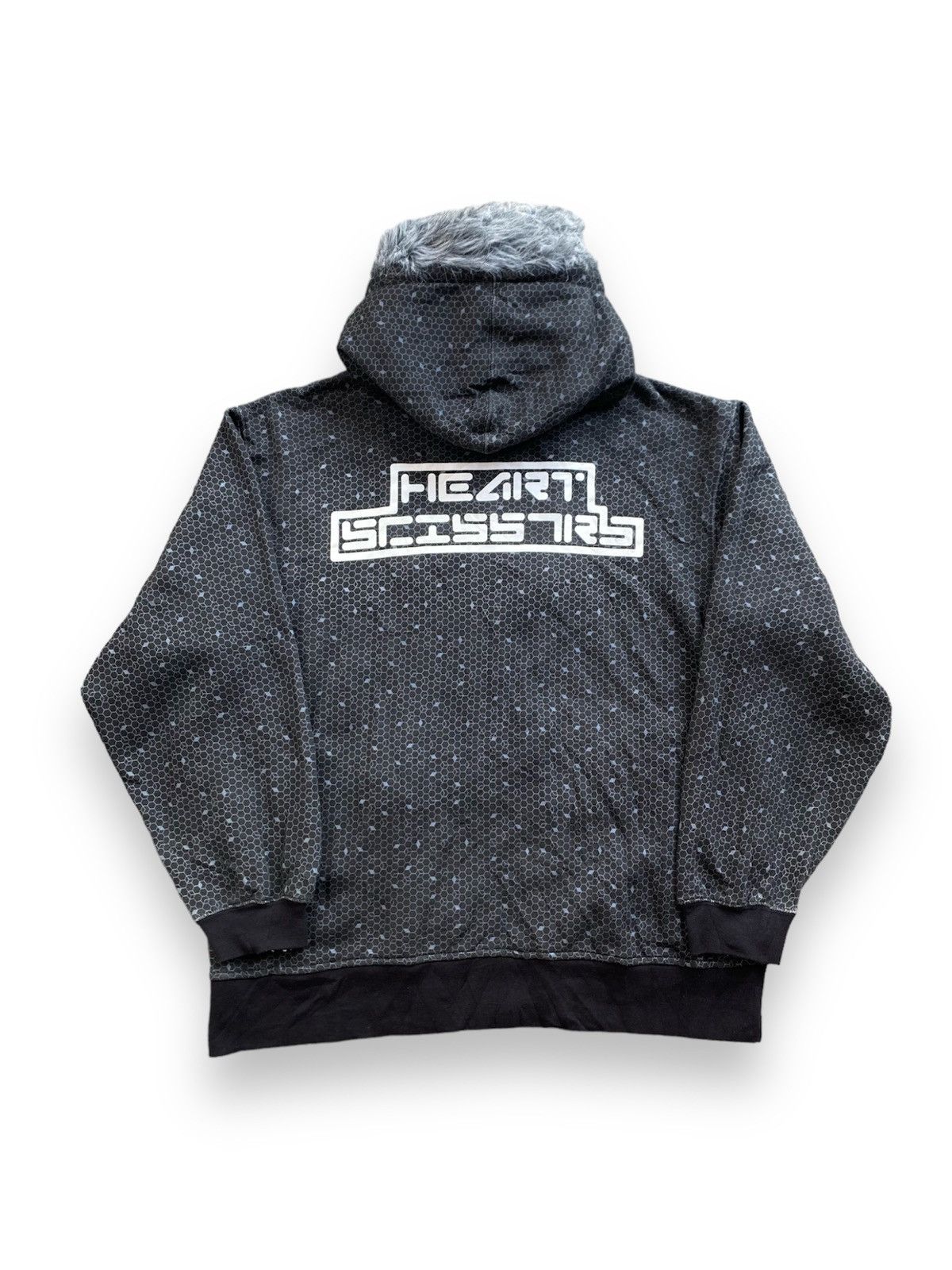 If Six Was Nine × Japanese Brand × Le Grande Bleu (L.G.B.) Vintage Japanes Brain trust fur hoodie if6was9 style Size US M / EU 48-50 / 2 - 2 Thumbnail