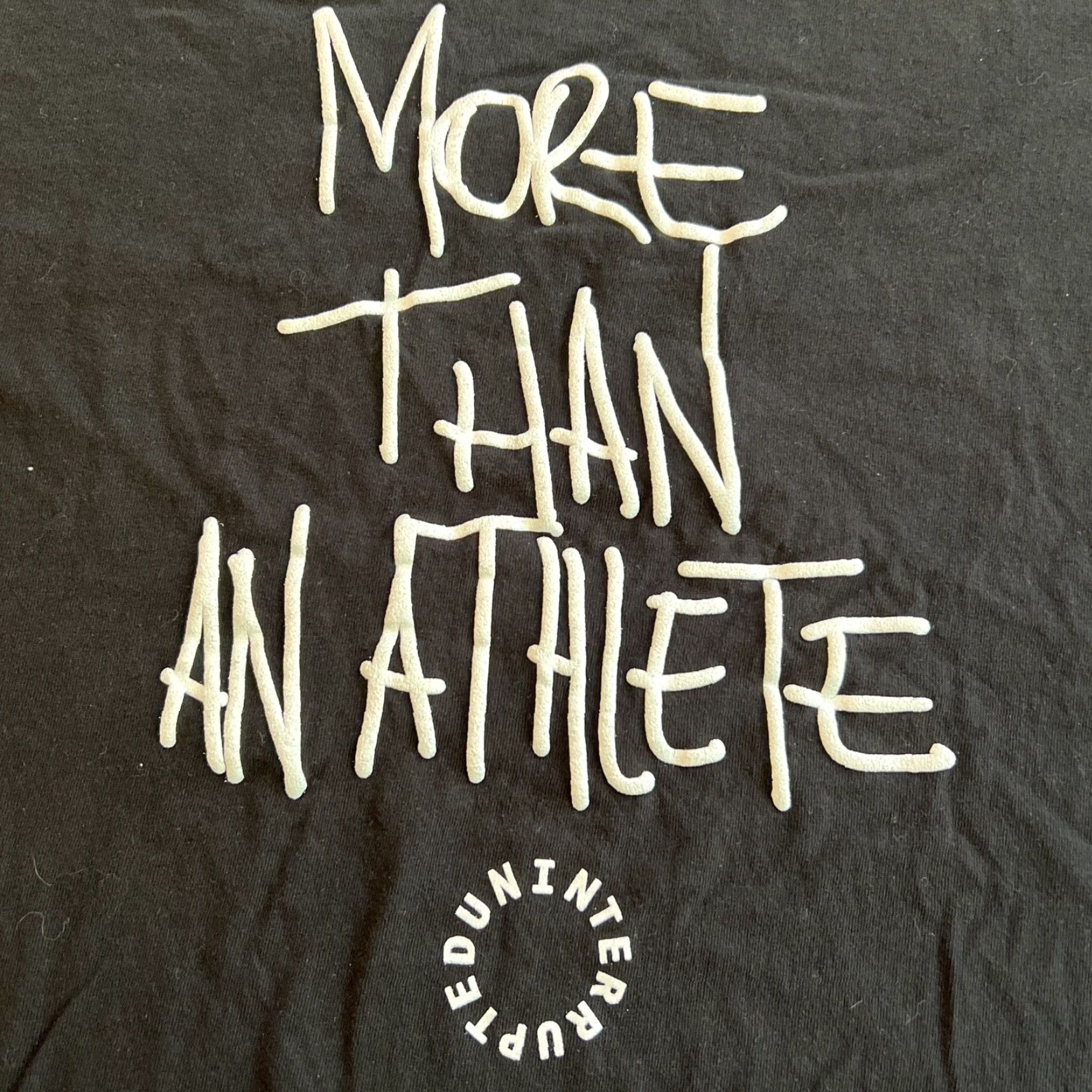 Vintage Uninterrupted More Than An Athlete LeBron James MTAA Shirt L Mens Black Cotton Graphic Print Short Sleeve Crew Neck Embroidered Logo Vintage: No Size US L / EU 52-54 / 3 - 2 Thumbnail