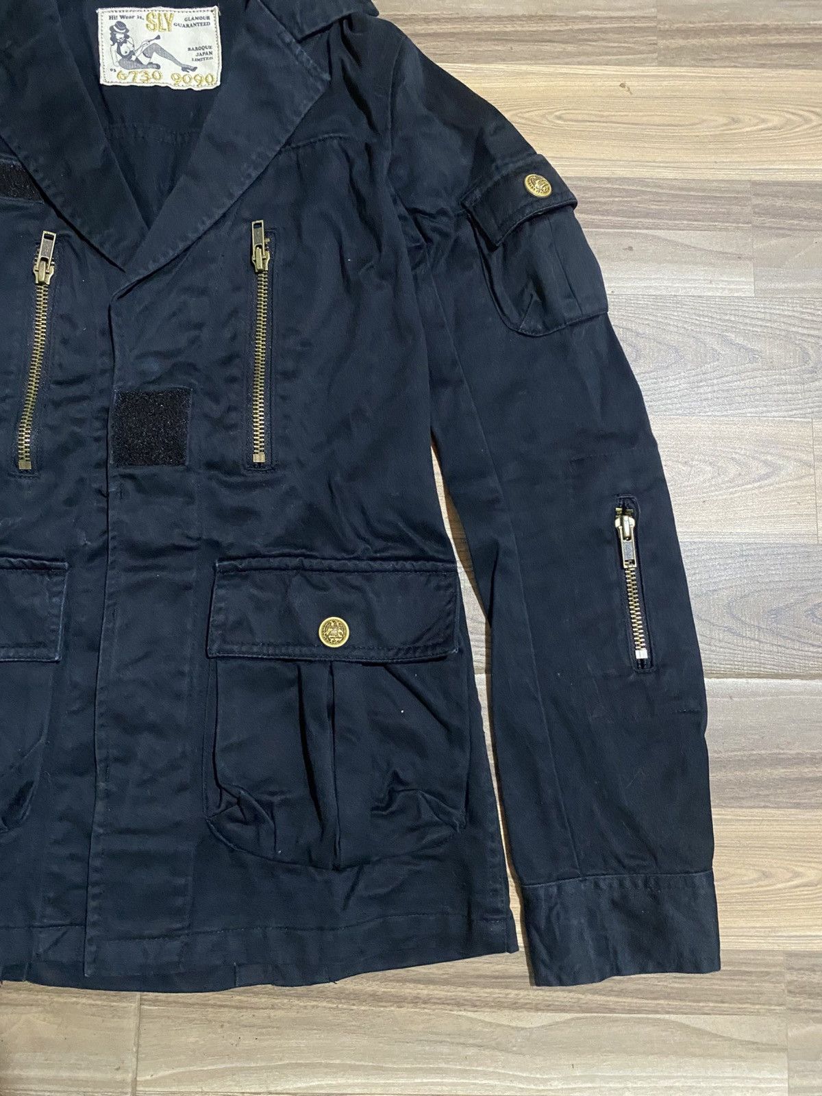 Japanese Brand SLY 6830 9090 MILITARY JACKET UNISEX Size US S / EU 44-46 / 1 - 3 Thumbnail