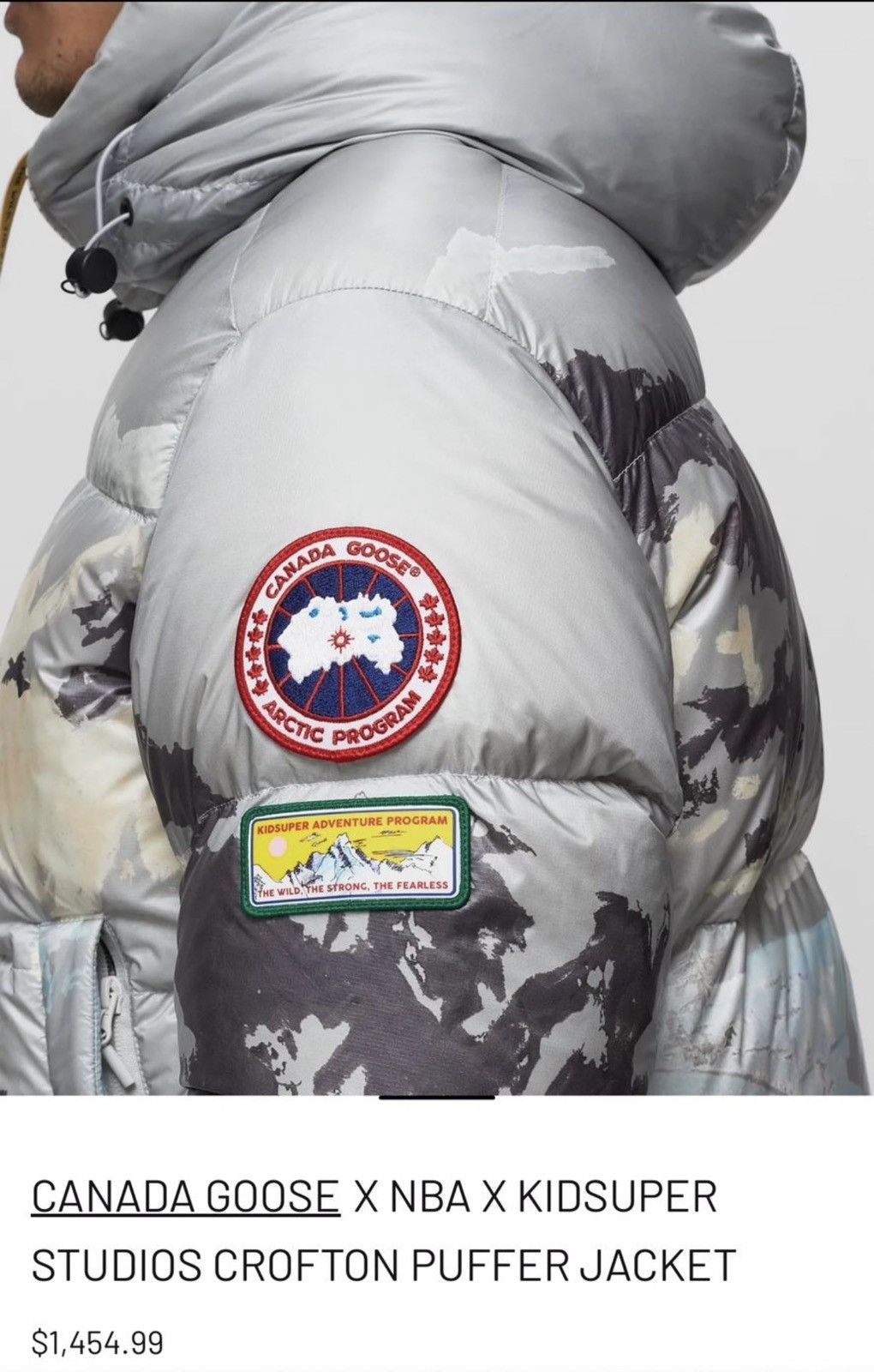 Canada Goose × KidSuper × NBA CROFTON DOWN PUFFER PACKABLE LIMITED JACKET X KIDSUPER XNBA Size US L / EU 52-54 / 3 - 4 Thumbnail