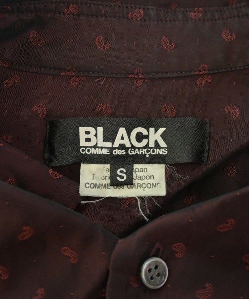 Comme des Garcons Black Shirt all-over pattern cupra long sleeve button up Red Size US S / EU 44-46 / 1 - 5 Thumbnail