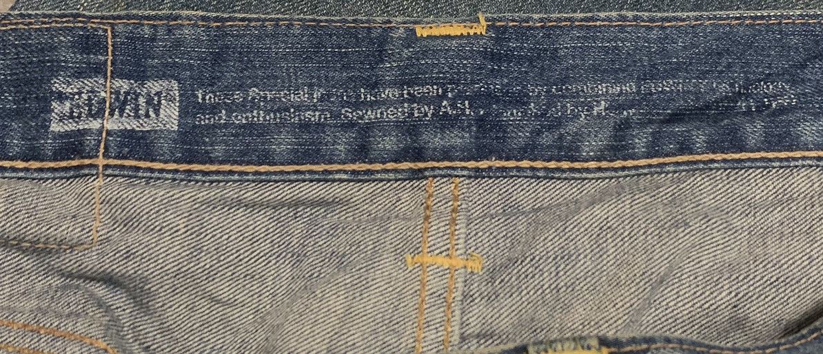 Edwin Vintage Edwin 503 Straight Leg Faded Blue Jeans Size US 30 / EU 46 - 10 Thumbnail