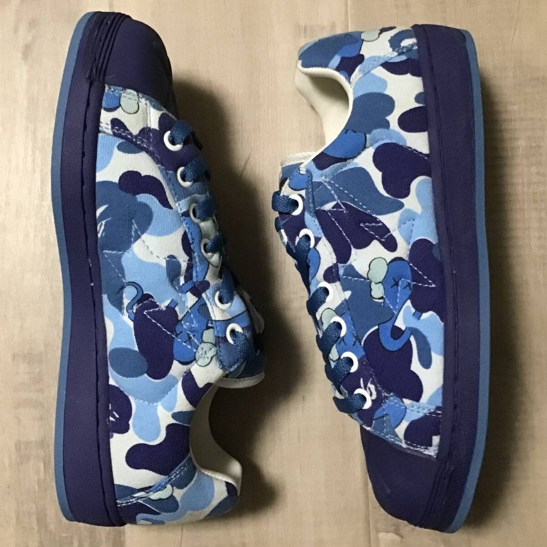 Bape × Kaws × Nigo KAWS ULTRA SKULL STA sneakers BAPE STA ABC camo Blue Size US 8.5 / EU 41-42 - 4 Thumbnail