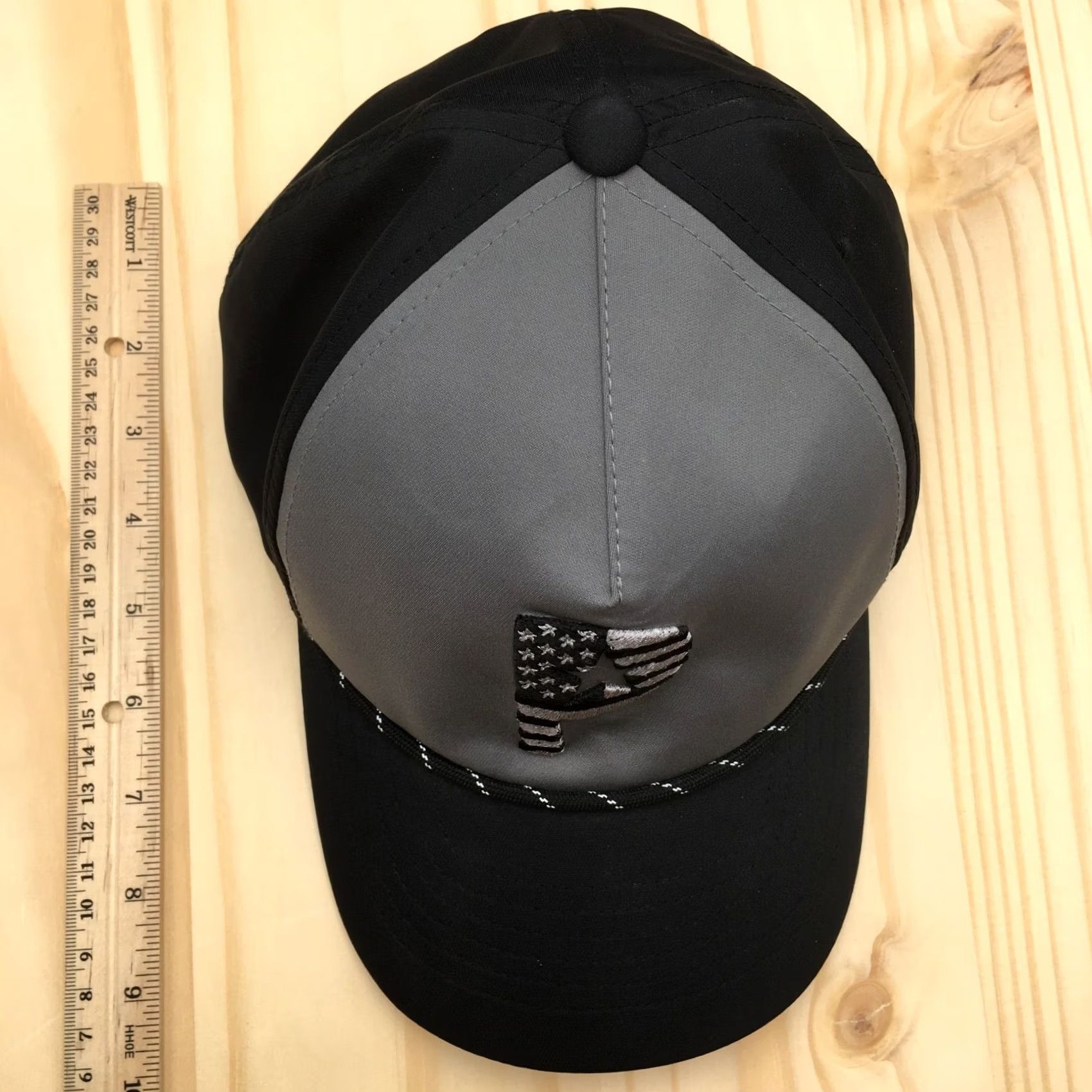 Puma PUMA Pars & Stripes Rope Hat Mens Black Gray One Size Adjustable Size ONE SIZE - 3 Thumbnail
