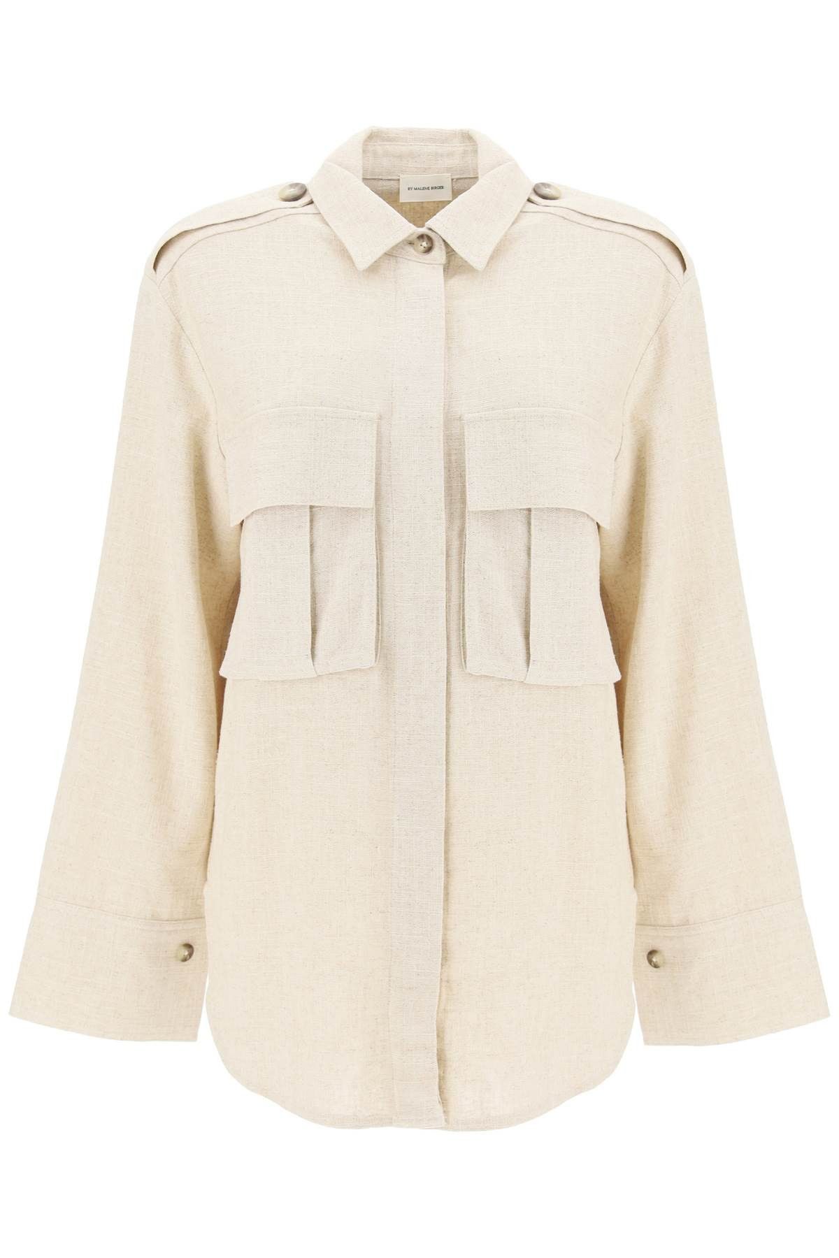 By Malene Birger By malene birger 'solani' viscose and linen shirt ...