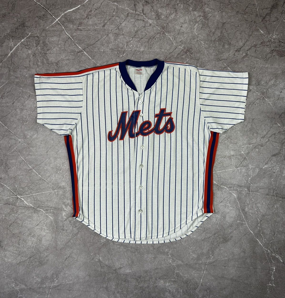MLB Major League Mets MLB made in usa White Jersey Size US XL / EU 56 / 4 - 1 Thumbnail