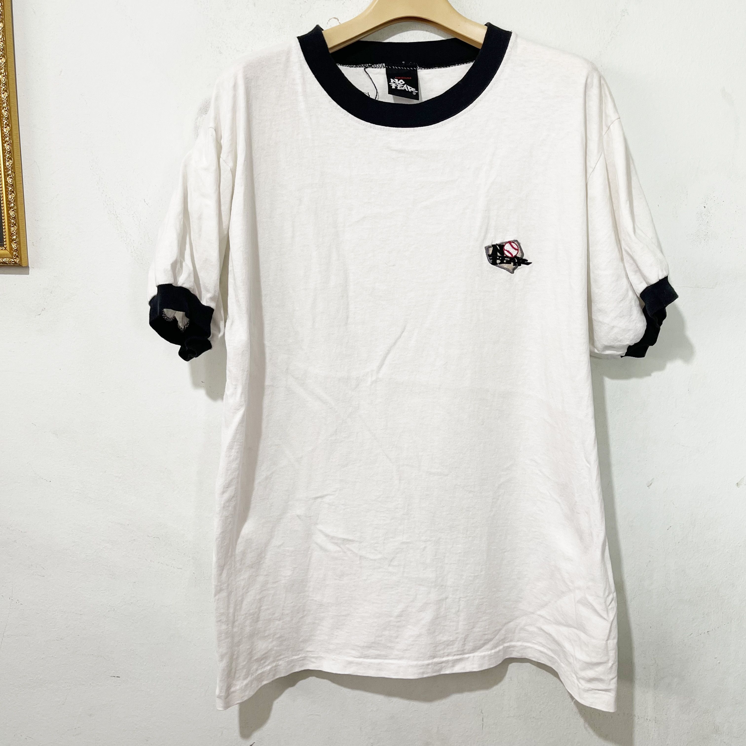 No Fear Vintage 90s No Fear Ringer Tee Size US M / EU 48-50 / 2 - 1 Thumbnail
