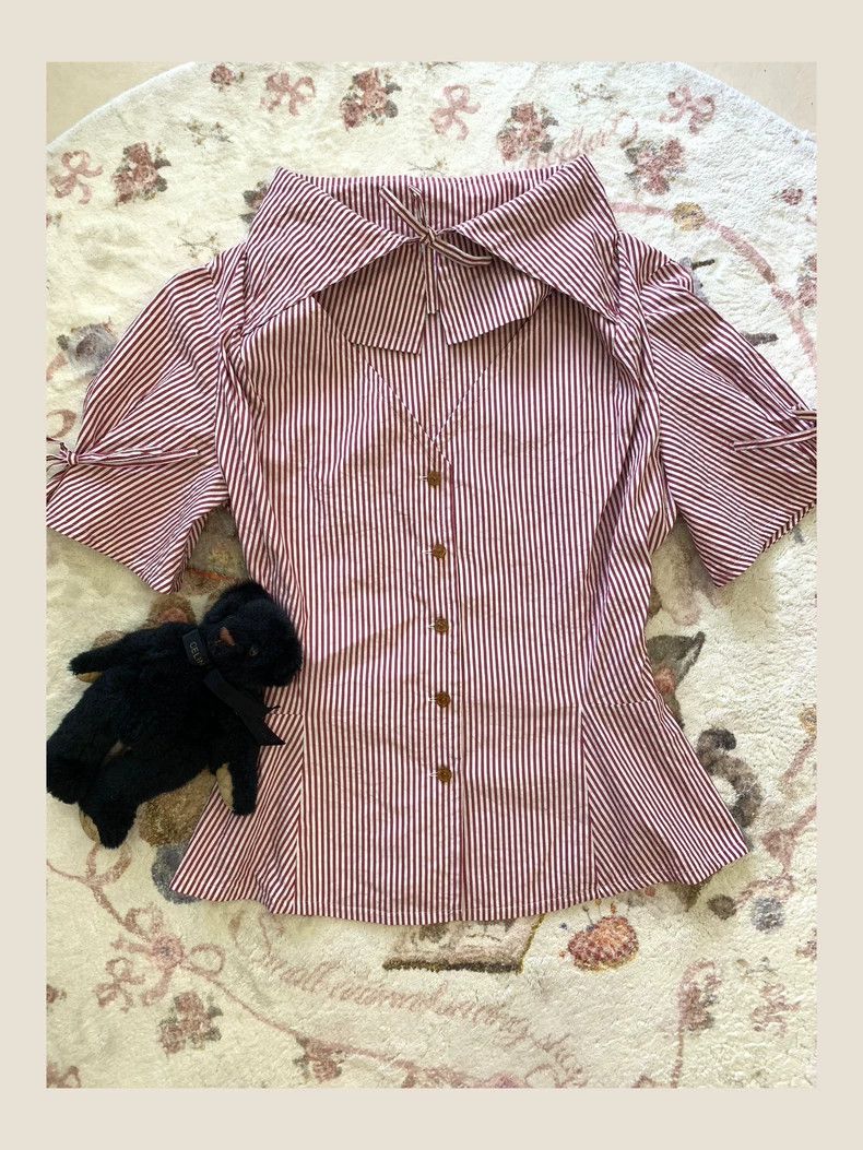 Vivienne Westwood Vivienne Westwood Vintage Striped Shirt - dmc Size US M / EU 48-50 / 2 - 1 Thumbnail