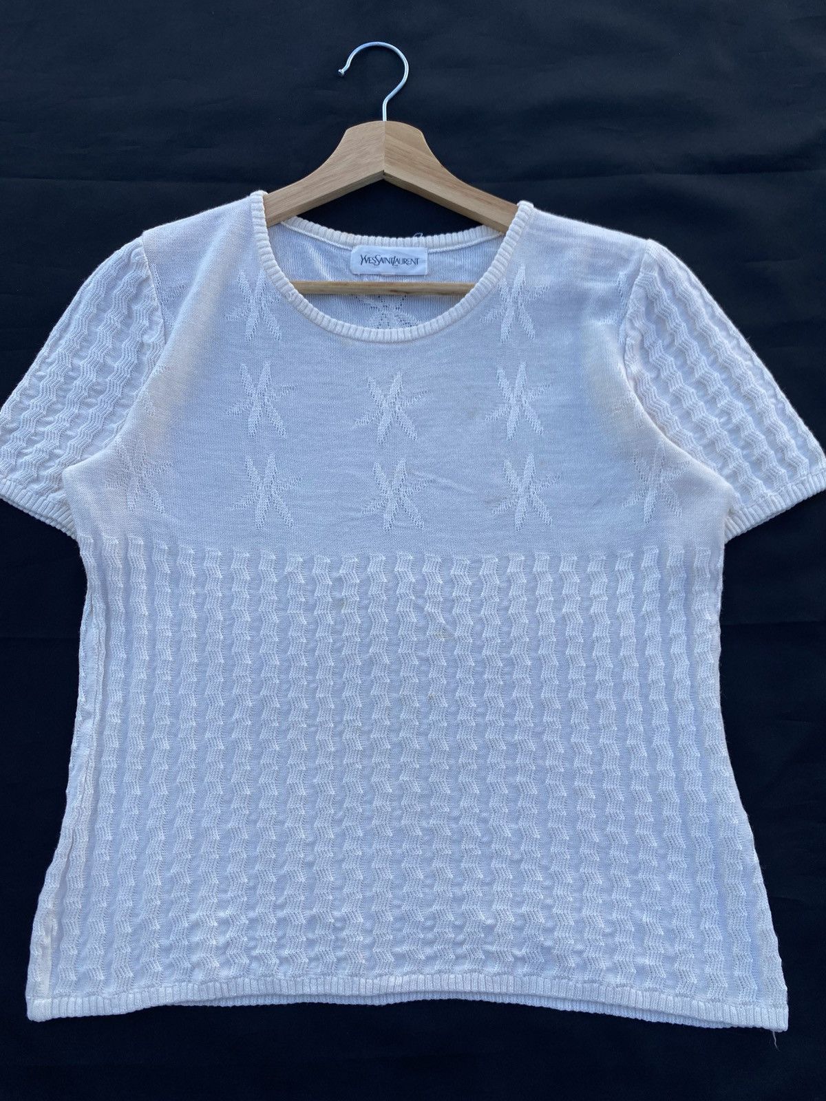 Yves Saint Laurent Rare Vintage Yves Saint Laurent YSL Knitted Sweater Size M / US 6-8 / IT 42-44 - 4 Thumbnail