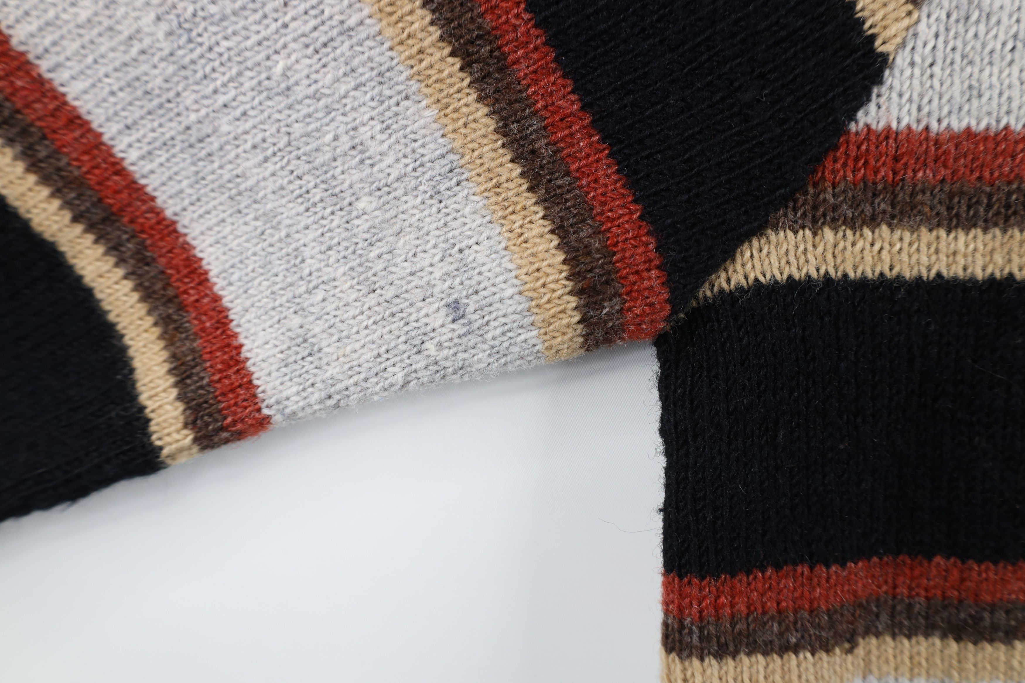 Vintage Vintage 70s Mid Century Modern MCM Block Knit Sweater USA Size XL / US 12-14 / IT 48-50 - 6 Thumbnail
