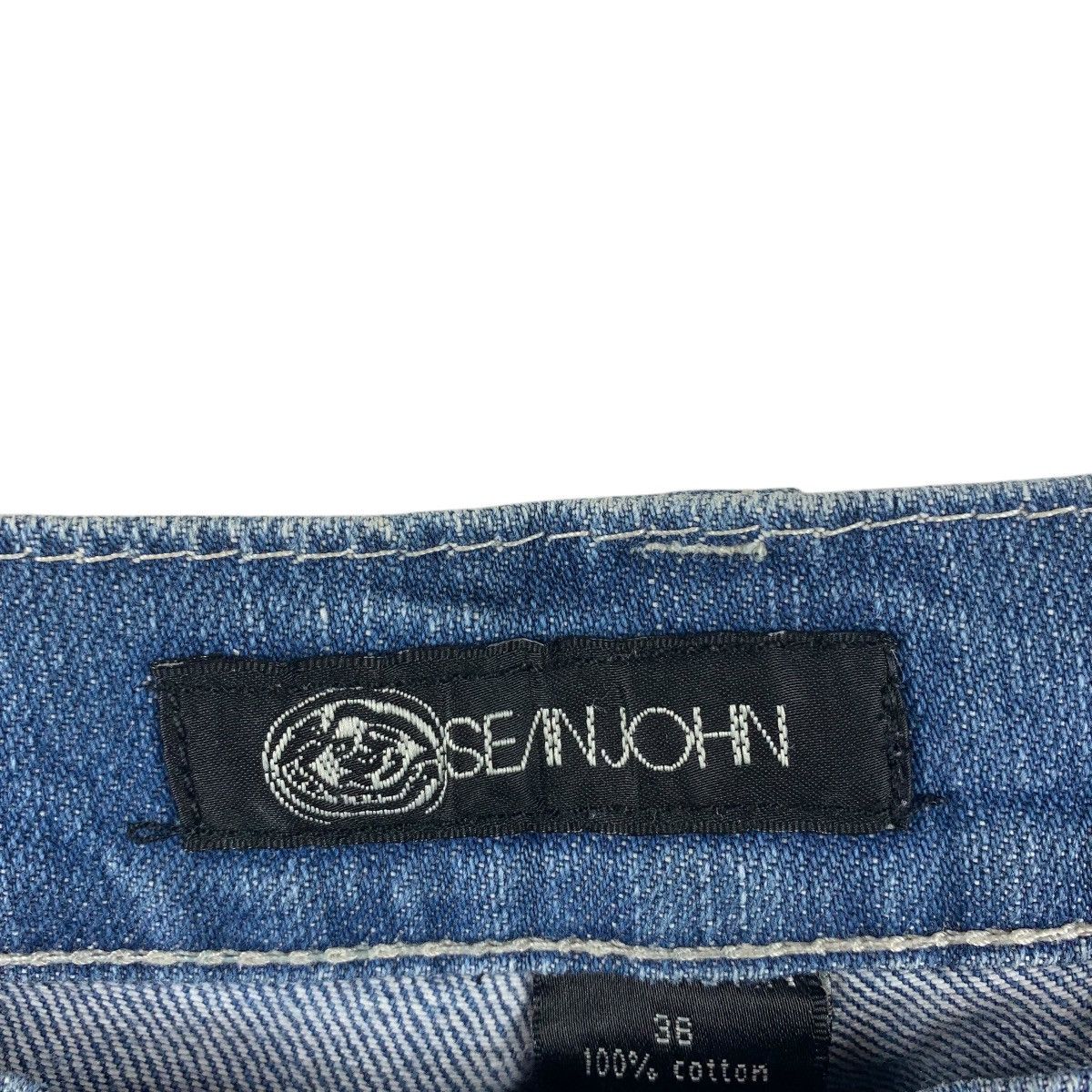 Sean John × Vintage Vintage SEAN JOHN dragon embroidery sukajan design jeans Size US 34 / EU 50 - 3 Thumbnail
