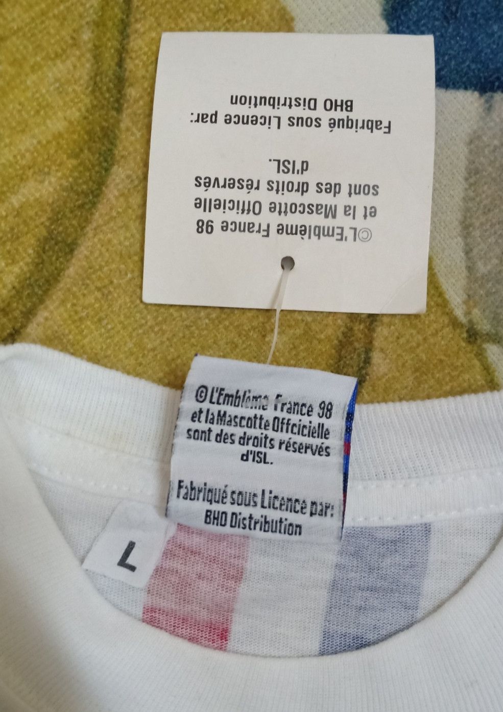 Vintage Vintage NOS France 98 World Cup Official Licensed T-shirt Size US L / EU 52-54 / 3 - 9 Thumbnail