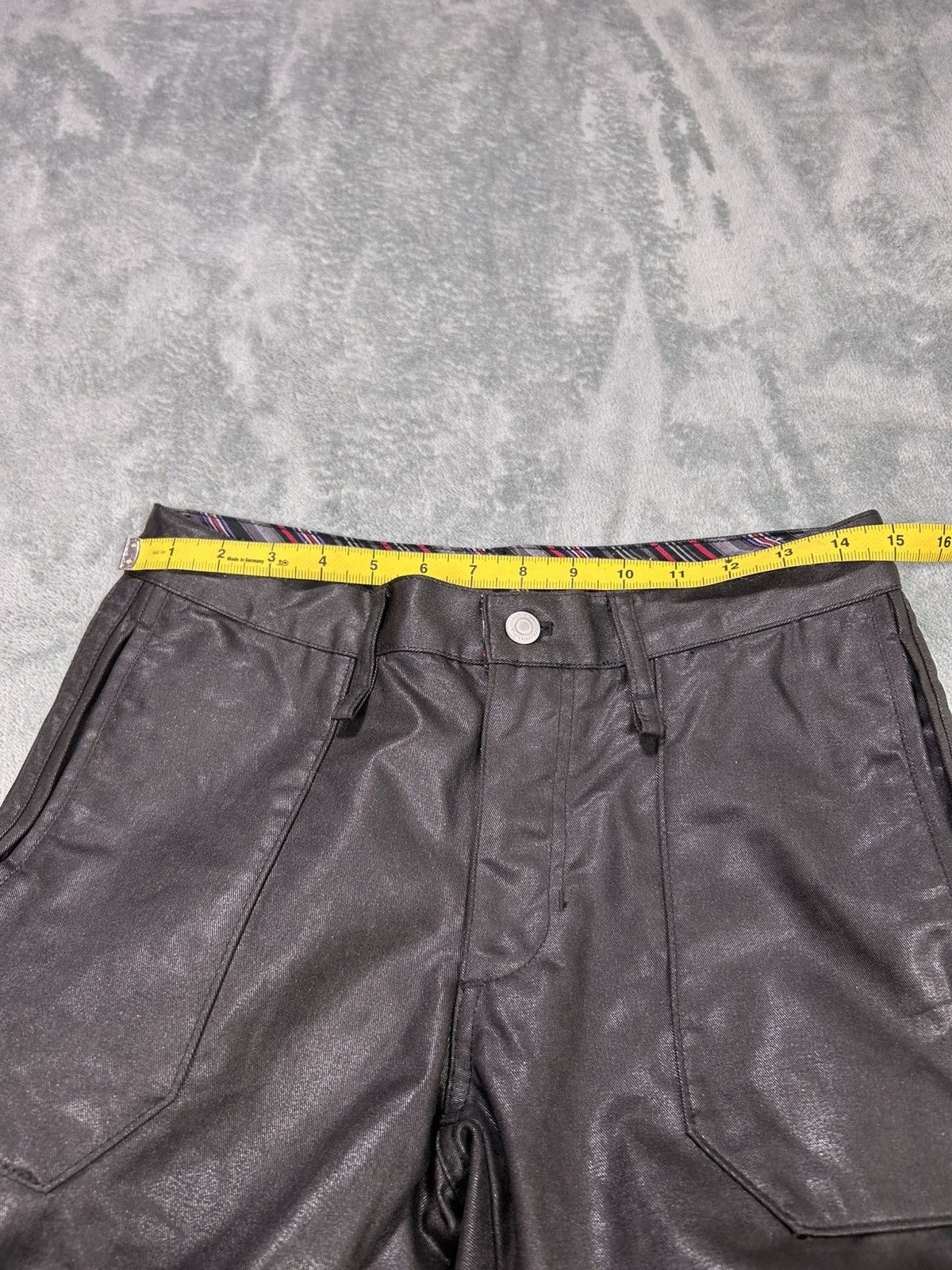 14th Addiction × Japanese Brand Ateller Sab Men Flared Wax Pants. S0131 Size US 30 / EU 46 - 9 Thumbnail