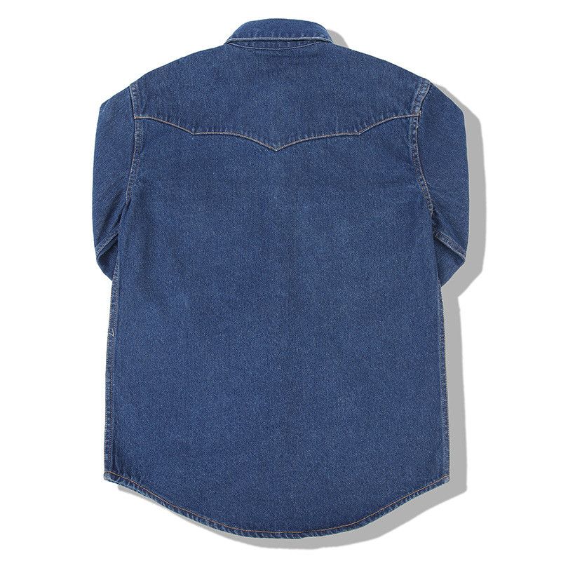 Japanese Brand Vintage Raw Classic Denim Shirt Size US XXL / EU 58 / 5 - 2 Thumbnail