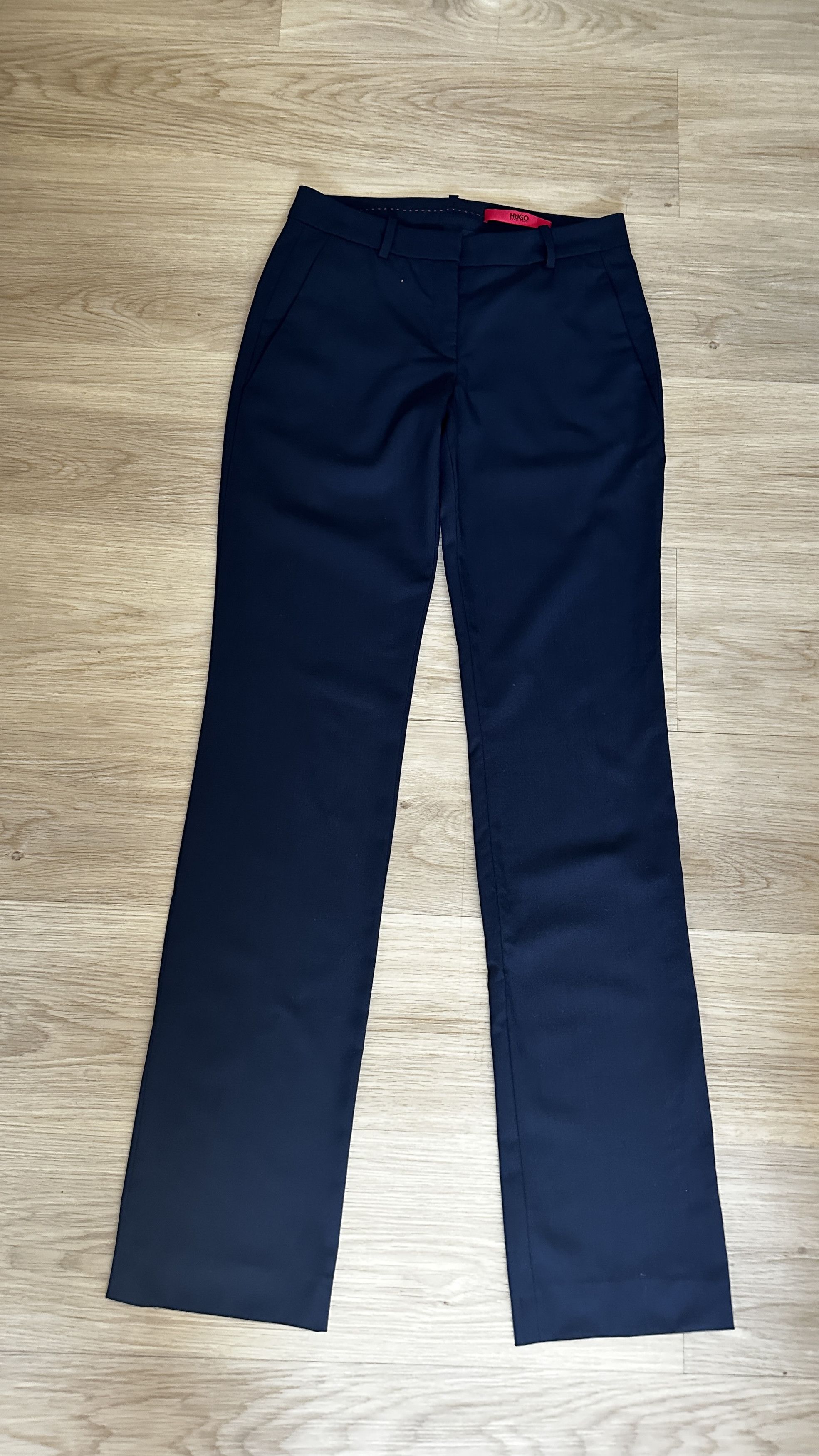Hugo HUGO Straight-Leg Pants XXS-XS Size 34" / US 12 / IT 48 - 4 Thumbnail