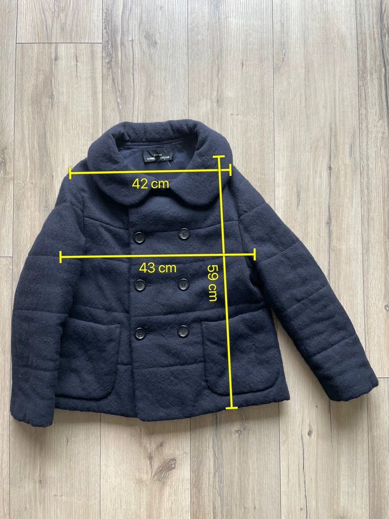 Comme des Garcons Comme des Garcons Navy blue cotton-padded jacket coat Size S / US 4 / IT 40 - 6 Thumbnail