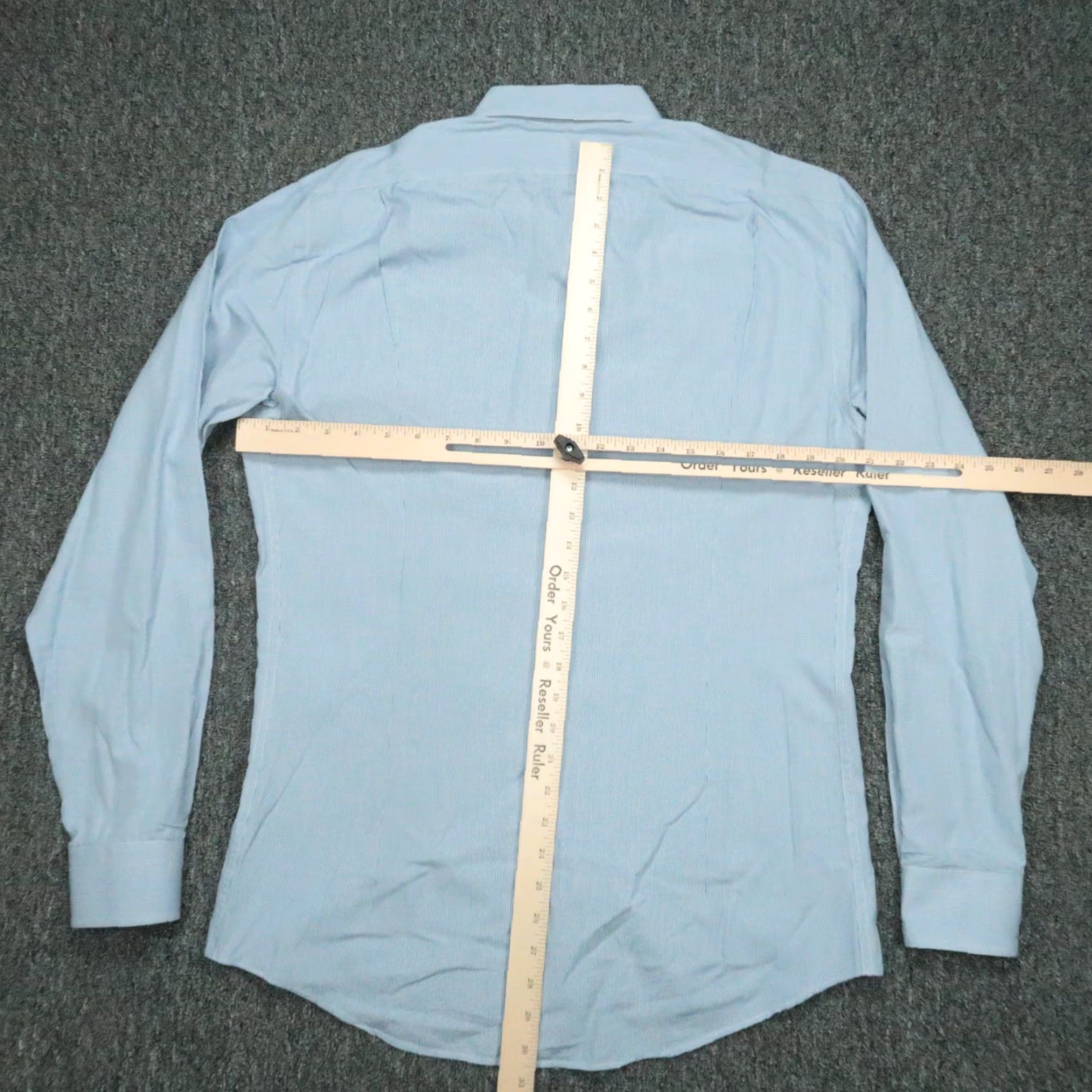 Ralph Lauren Ralph Lauren Black Label Shirt Men Medium 16.5 Blue Check Long Sleeve Button Dress Shirt Size US M / EU 48-50 / 2 - 5 Thumbnail