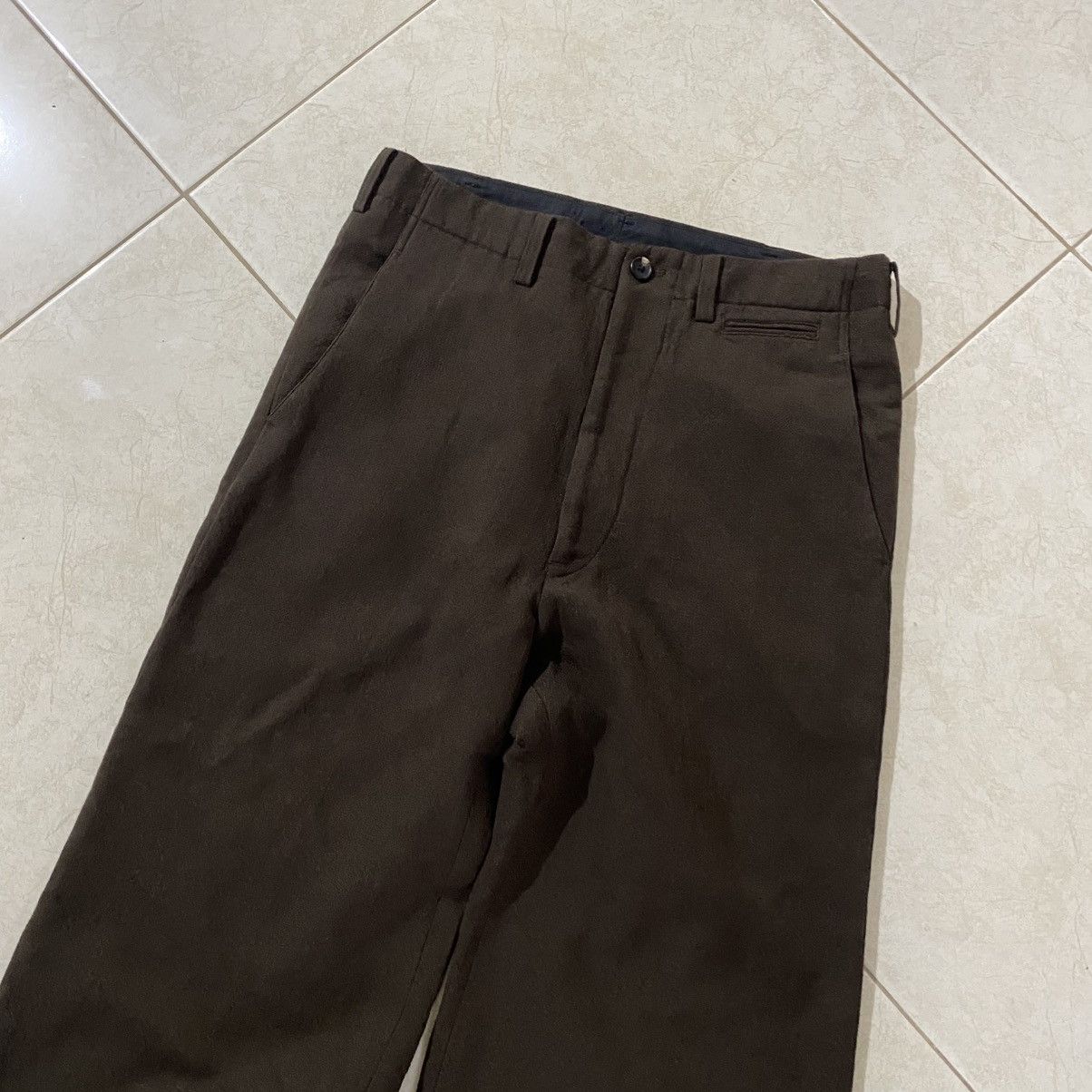 Yohji Yamamoto Yohji Yamamoto Wool Trousers Size US 34 / EU 50 - 2 Thumbnail