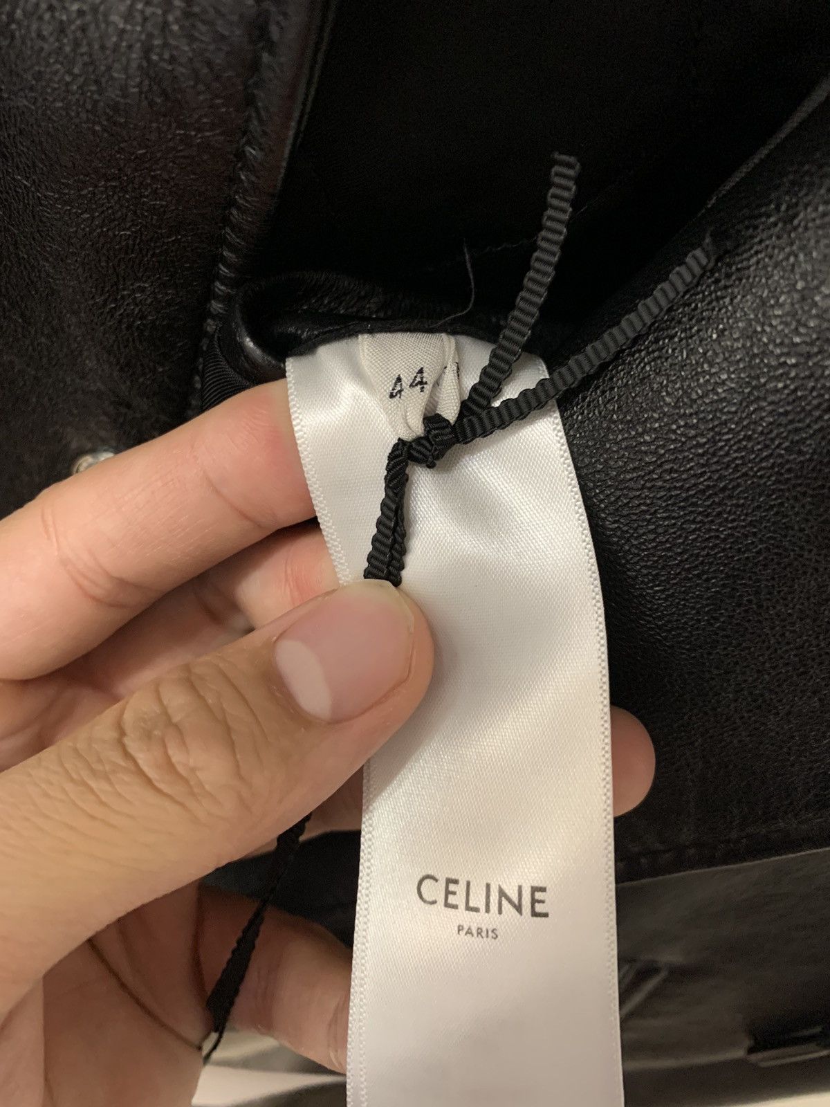 Celine Celine 2023SS Logo-embossed hodded lambskin jacket Size US S / EU 44-46 / 1 - 4 Thumbnail