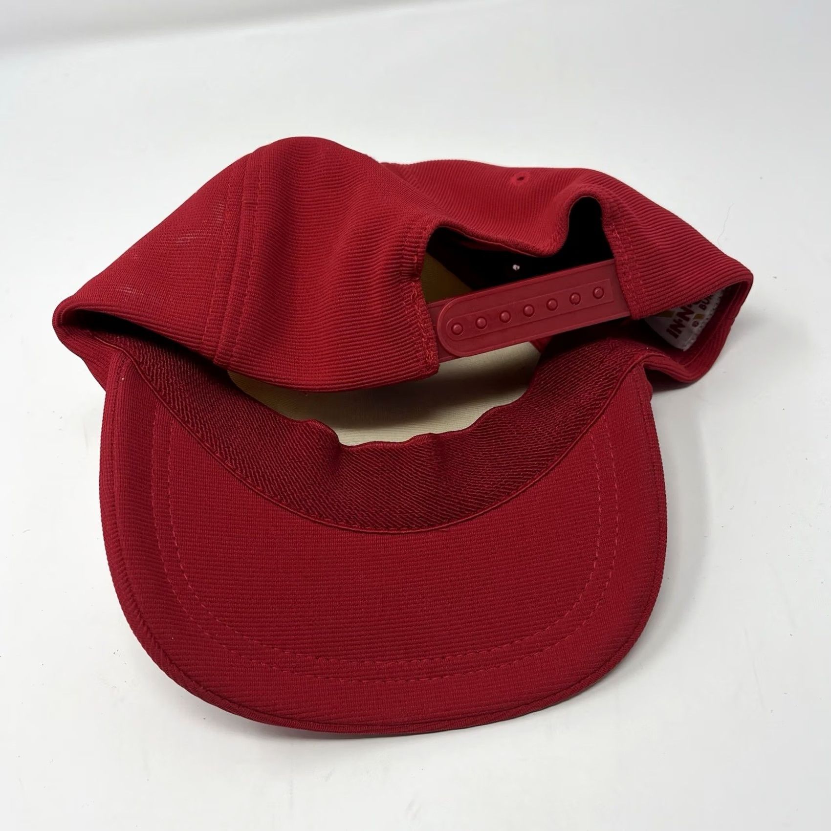 Vintage IN-N-Out Burger Hat Cap Red Uniform Crew Snapback Adjustable 90s Size ONE SIZE - 4 Thumbnail