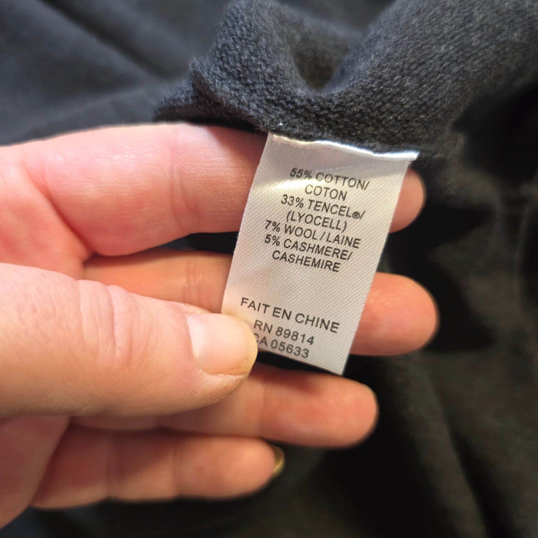Vintage Stella Carakasi Sweater Women XS Gray Cashmere Blend Beaded Oversize Boxy Pullover Long Sleeve Round Neck Casual Winter Fall Spring Knits Regular Size XS / US 0-2 / IT 36-38 - 7 Thumbnail