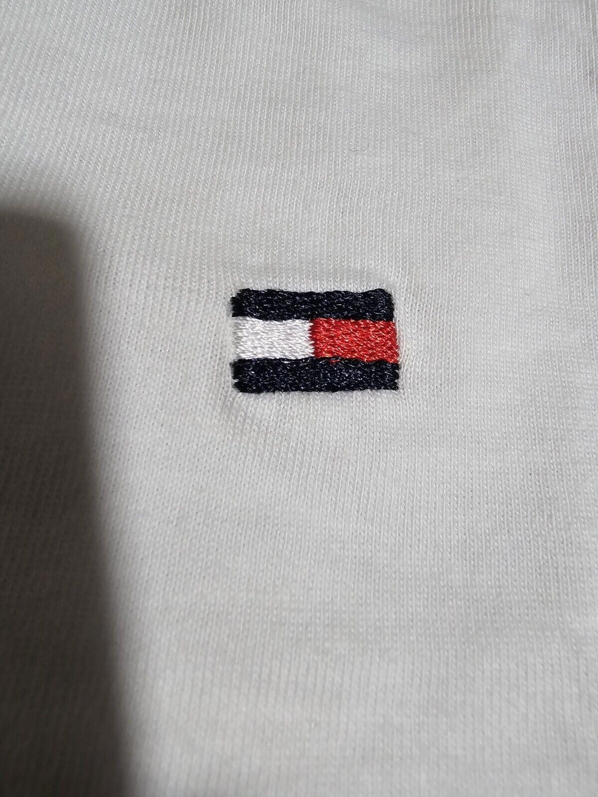 Tommy Hilfiger Tommy Hilfiger Shirt Mens XL White Logo Short Sleeve T Shirt Size US XL / EU 56 / 4 - 3 Thumbnail