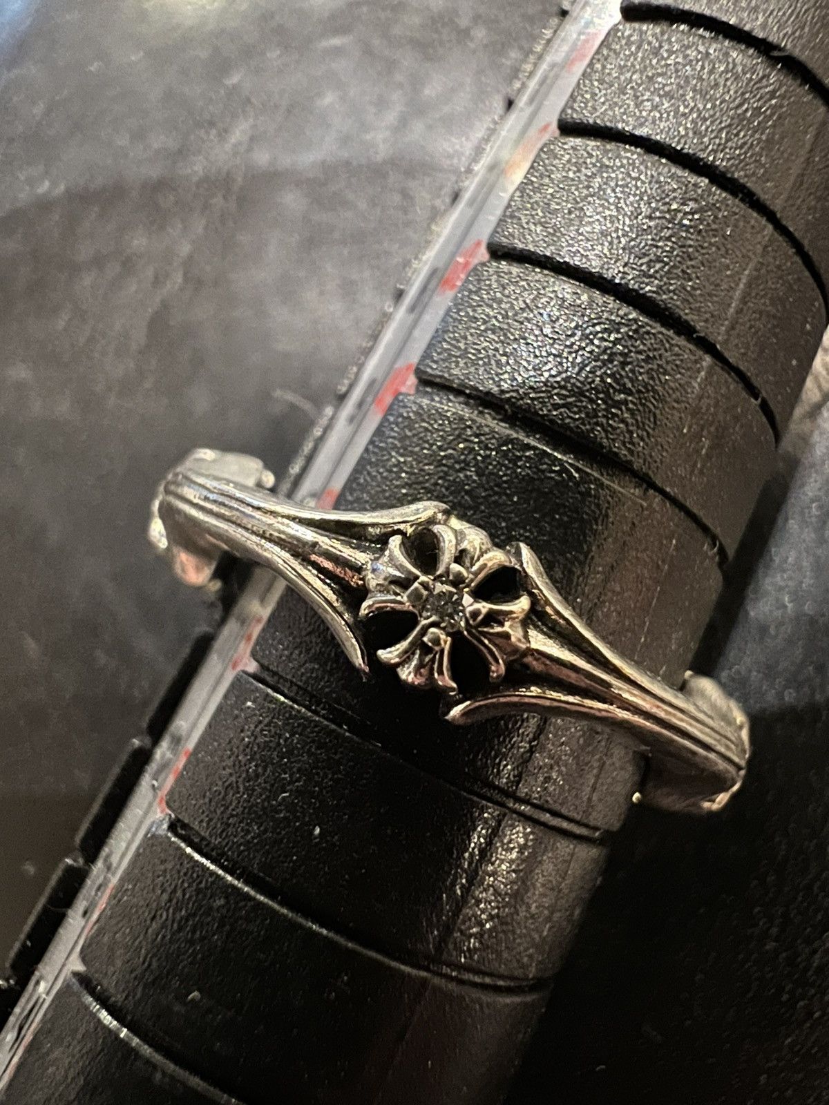 Chrome Hearts Chrome Hearts Diamond Bone Ring Silver Size ONE SIZE - 5 Thumbnail