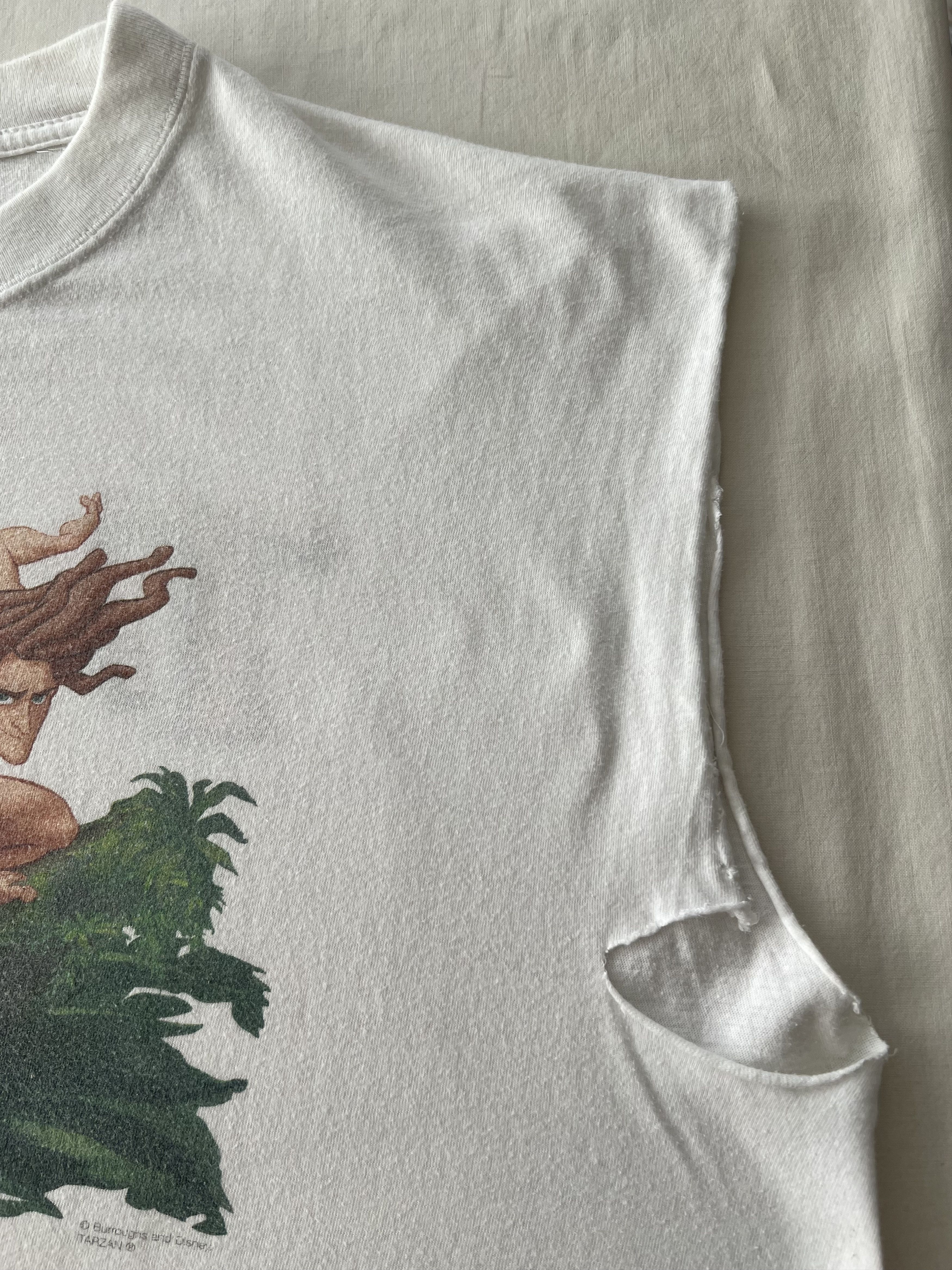 Disney Vintage 90s Tarzan Disney Movie Cartoon Promo Sleeveless Size US L / EU 52-54 / 3 - 8 Thumbnail