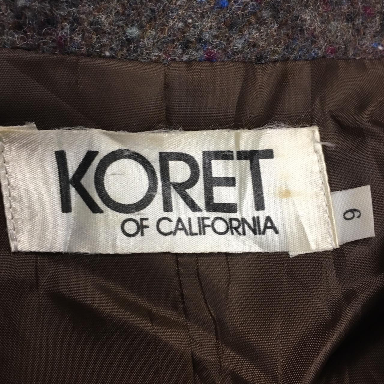 Vintage Vtg KORET OF CALIFORNIA Button Jacket Coat Blazer Size US M / EU 48-50 / 2 - 4 Thumbnail